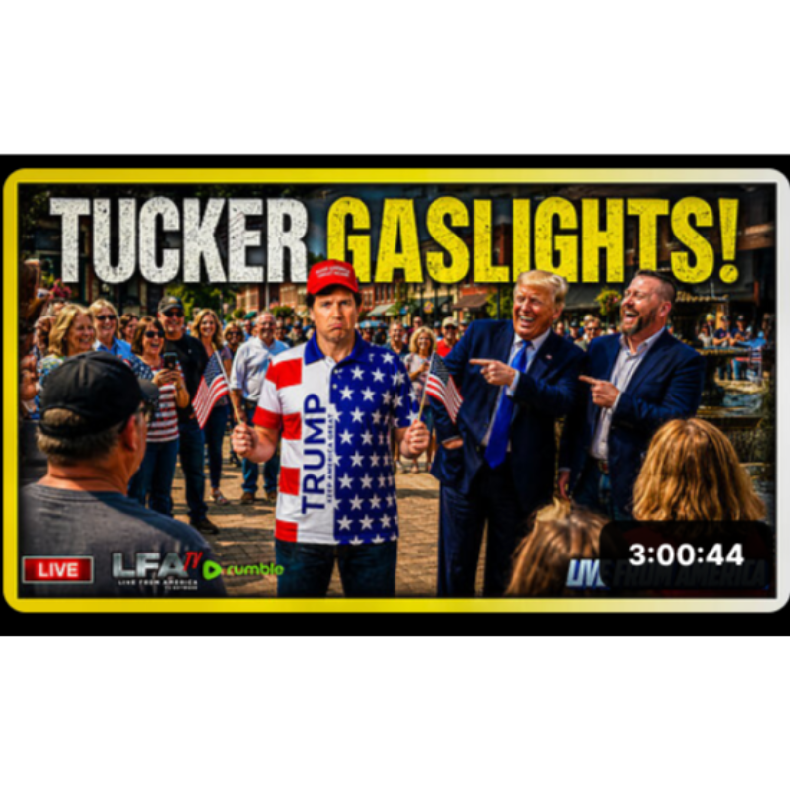 TUCKER GASLIGHTS! | LIVE FROM AMERICA 4.21.26 11AM