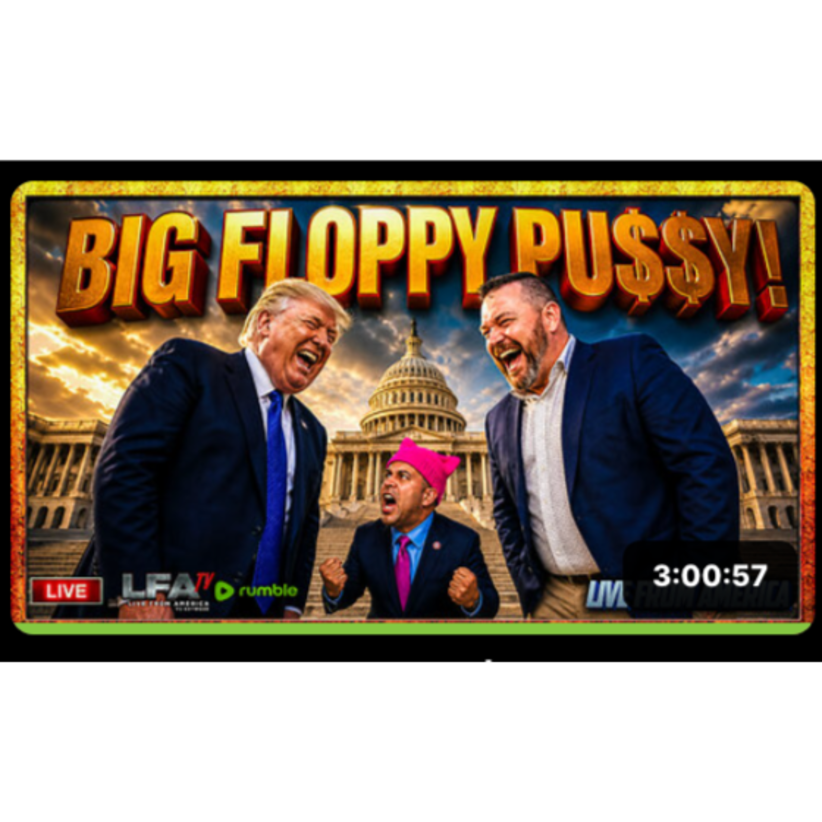 BIG FLOPPY PU$$Y! | LIVE FROM AMERICA 5.1.26 11AM