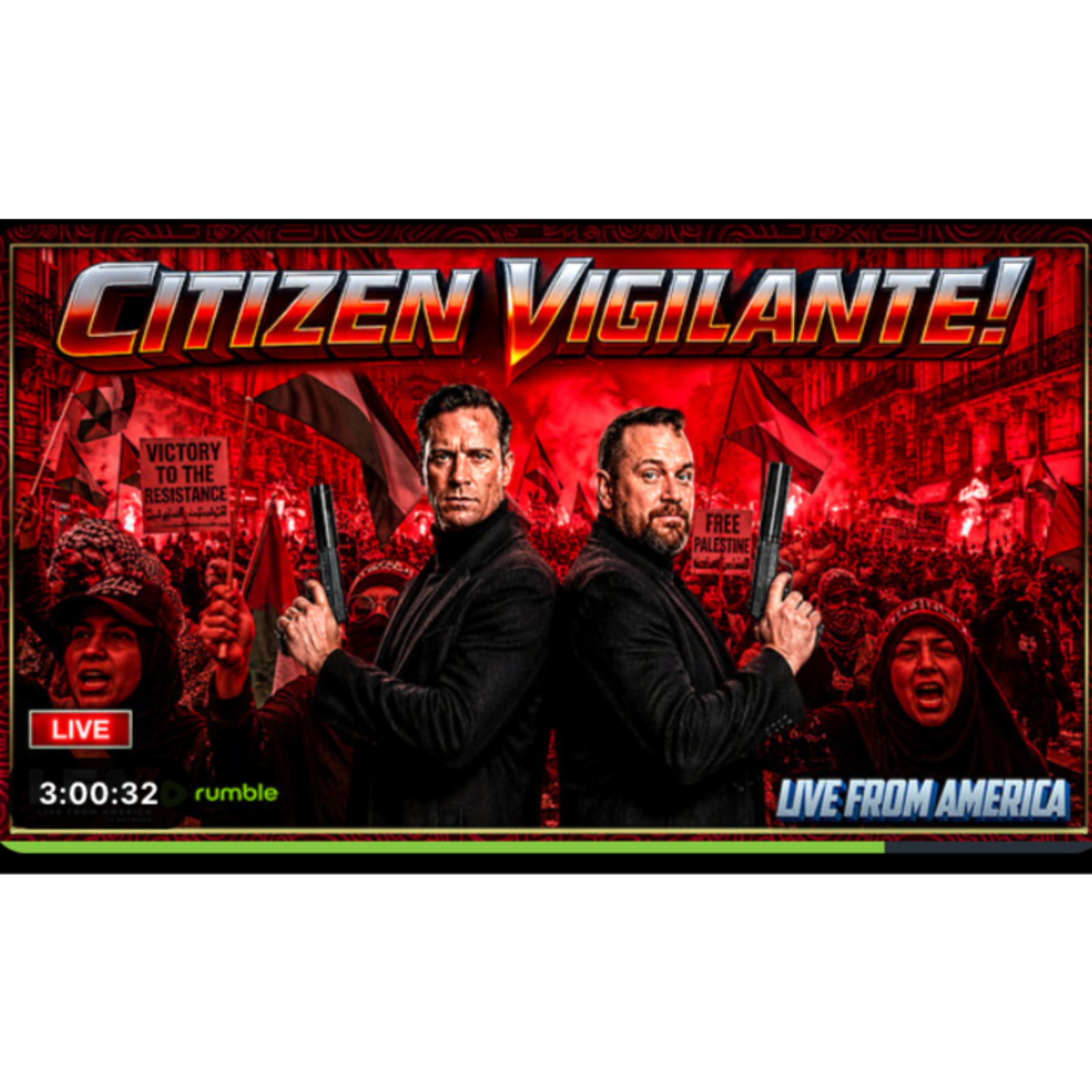 CITIZEN VIGILANTE! | LIVE FROM AMERICA 6.29.26 11AM episode artwork