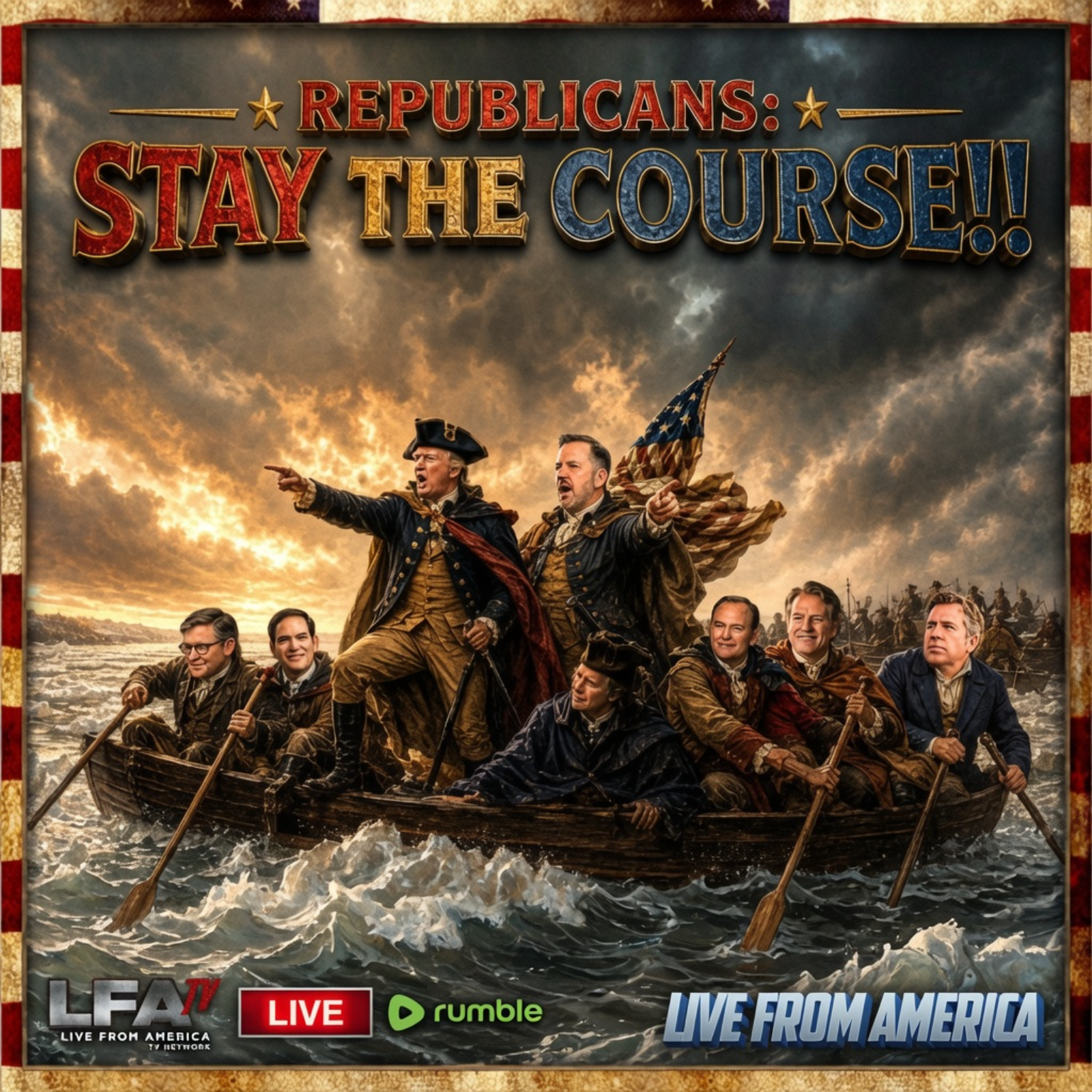 REPUBLICANS: STAY THE COURSE!! | LIVE FROM AMERICA 7.24.26 11AM