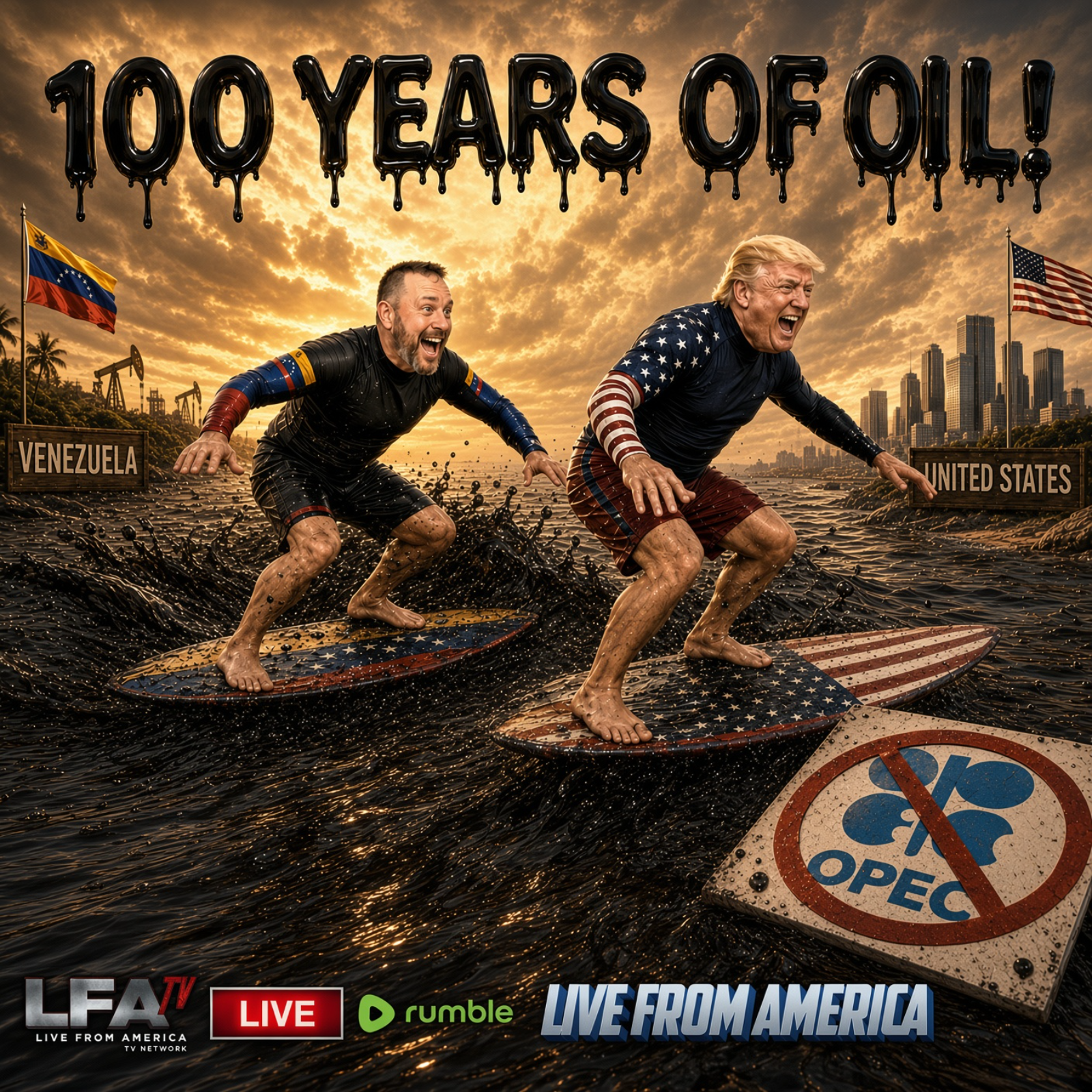 100 YEARS OF OIL! | LIVE FROM AMERICA 8.31.26 11AM