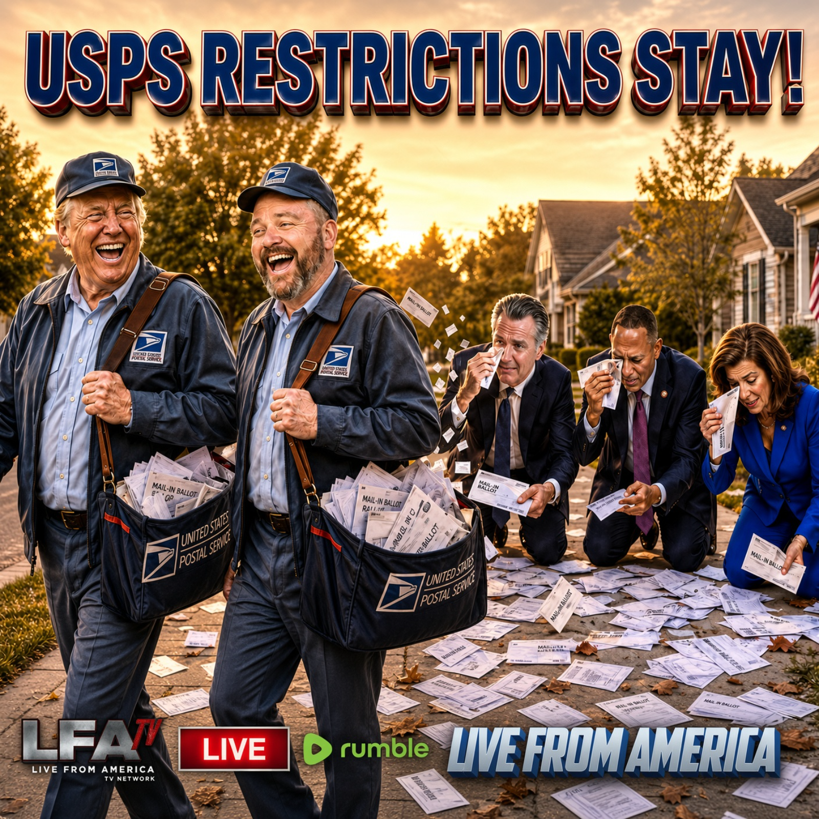 USPS RESTRICTIONS STAY! | LIVE FROM AMERICA 9.2.26 11AM