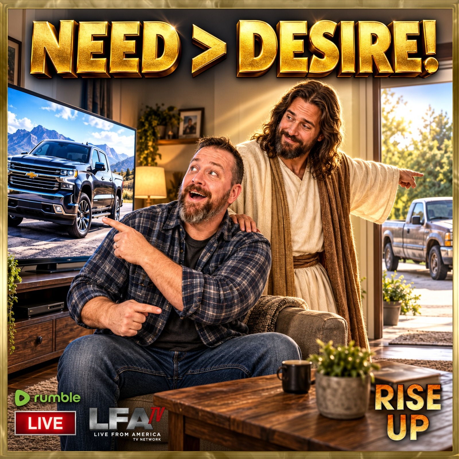 NEED > DESIRE! | RISE UP 9.7.26 720AM
