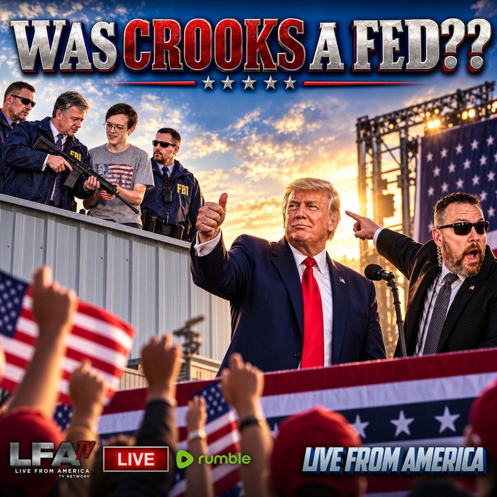 WAS CROOKS A FED?? | LIVE FROM AMERICA 9.16.26 11AM