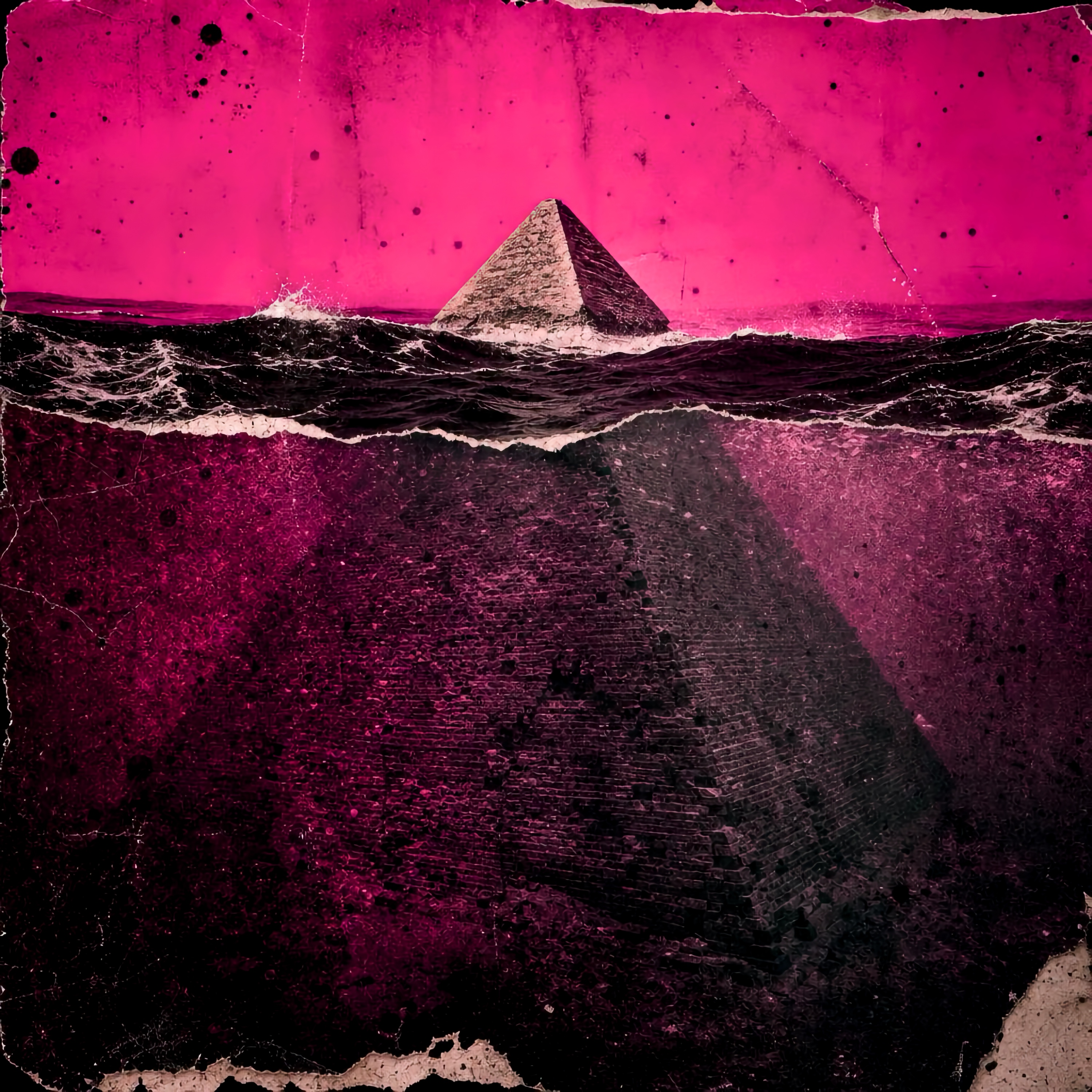The pyramids were underwater