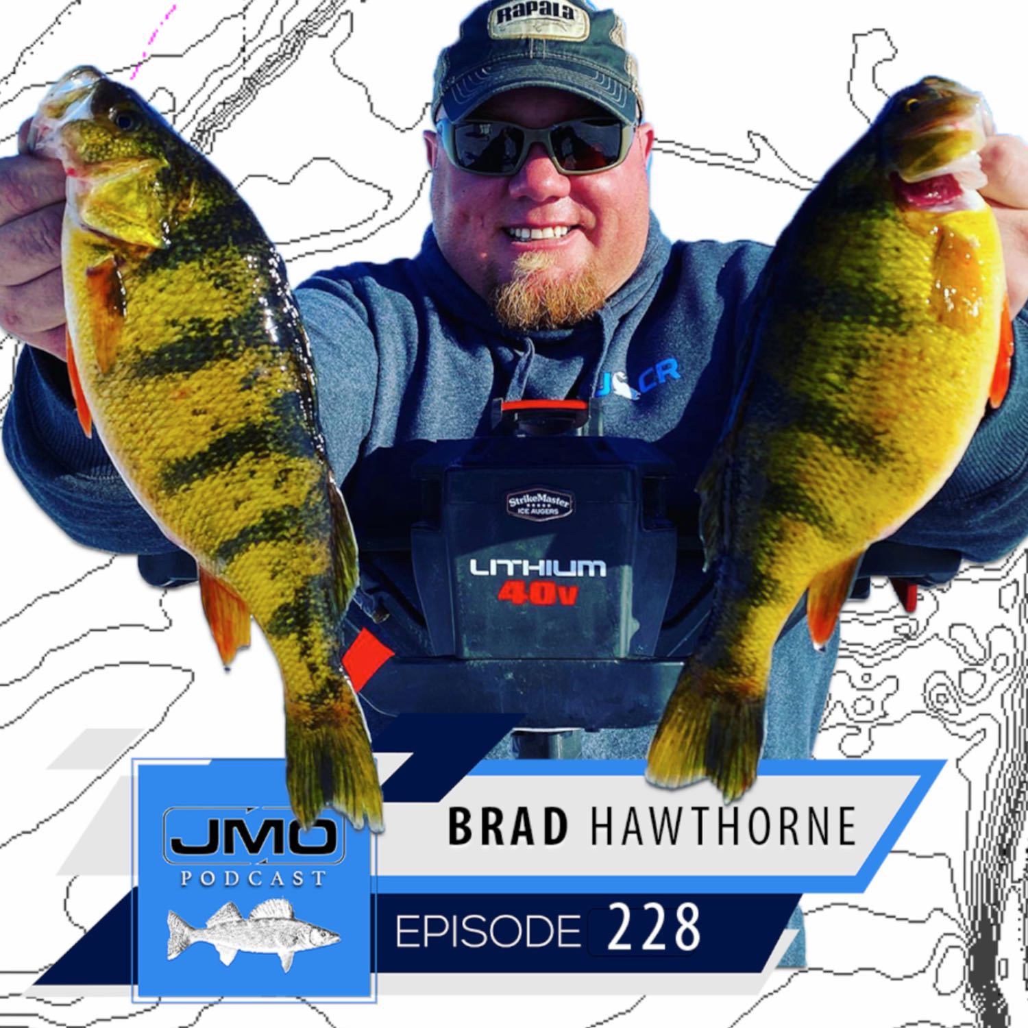 Mille Lacs Early Ice Perch & Walleye w/ Brad Hawthorne | JMO Fishing 228