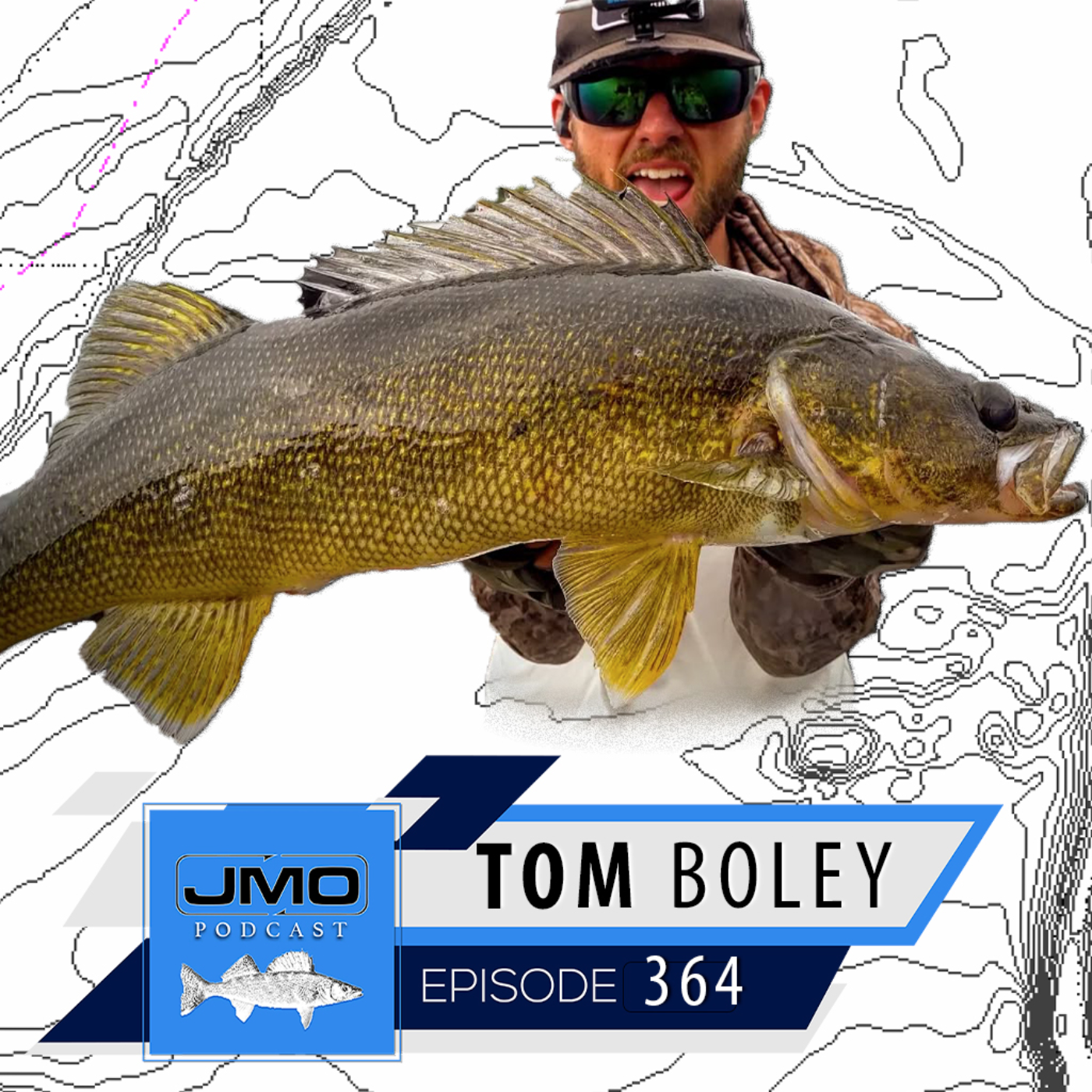 Trophy Walleyes on Big and Small Water w/ Tom Boley | JMO Fishing 364