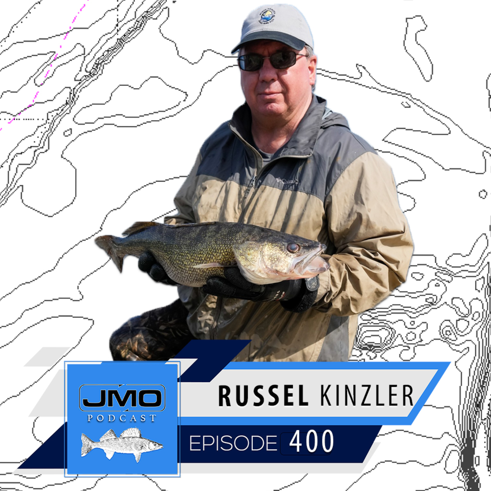 Lake Sakakawea Walleyes w/ Russel Kinzler | JMO Fishing 400