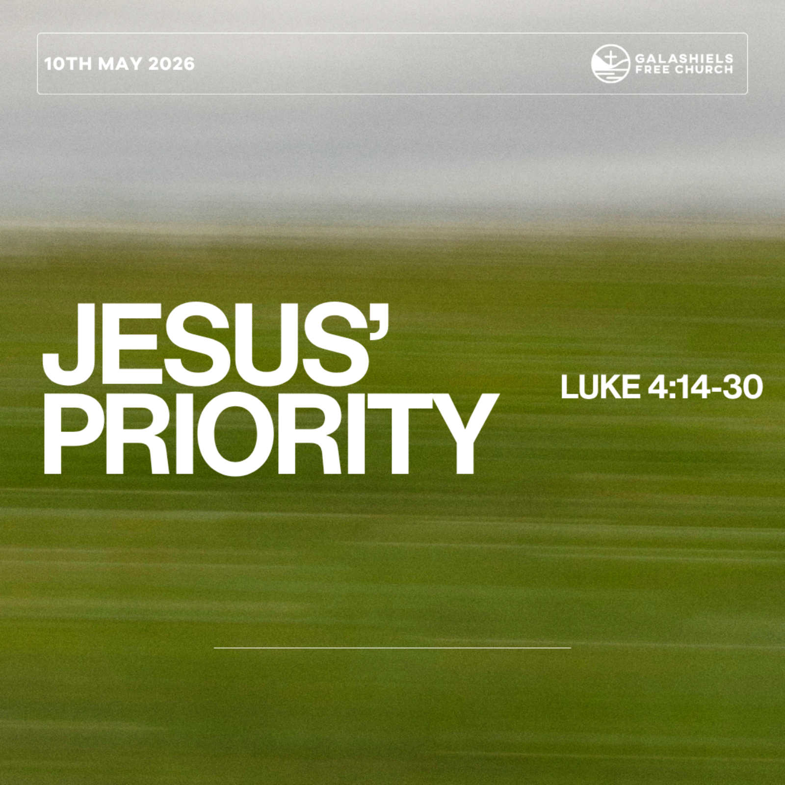 Luke 4:14-30 'Jesus' Priority' episode artwork