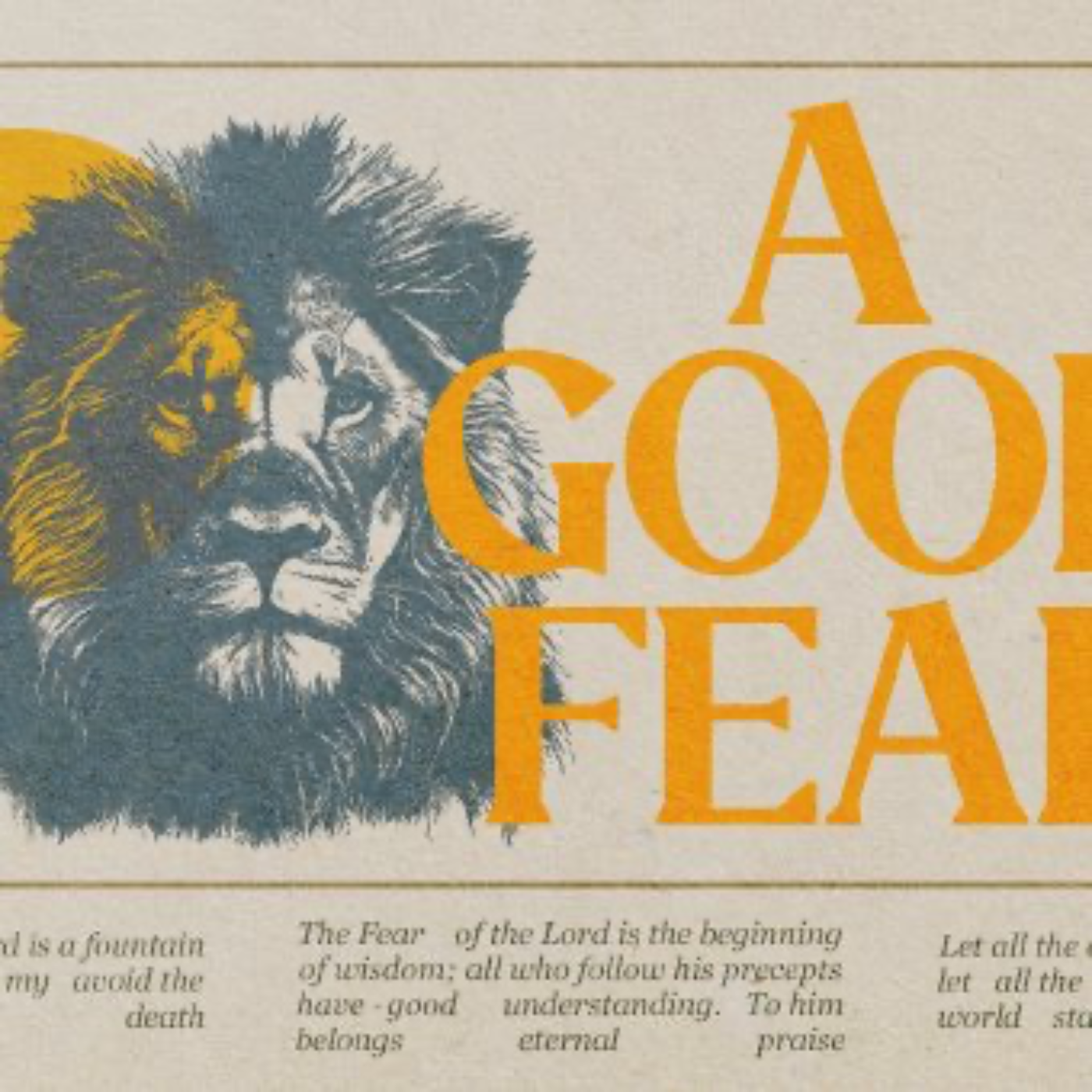 A Good Fear | Week 1