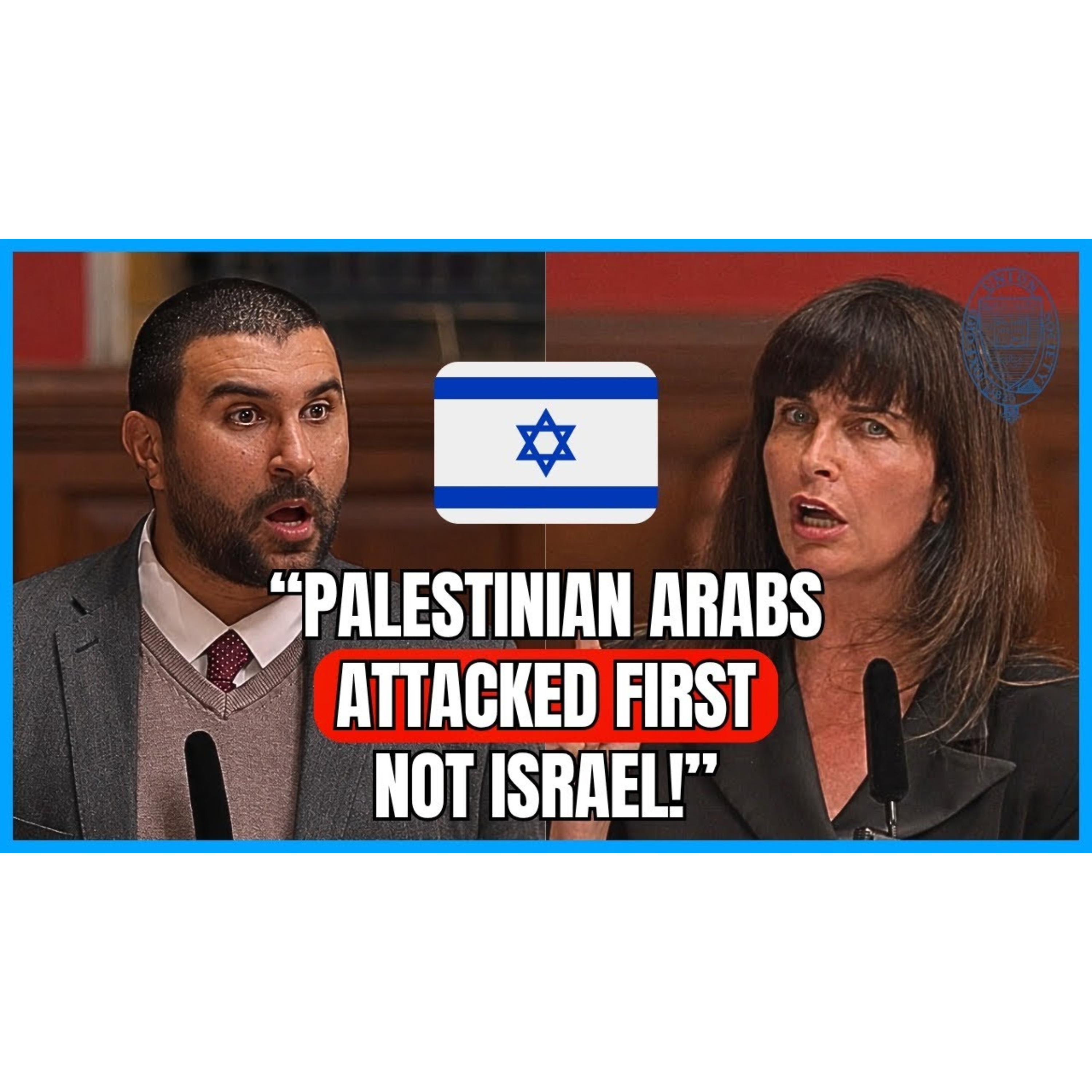 Einat Wilf ANNIHILATES Entire Crowd Of Clueless Palestinians At Oxford!