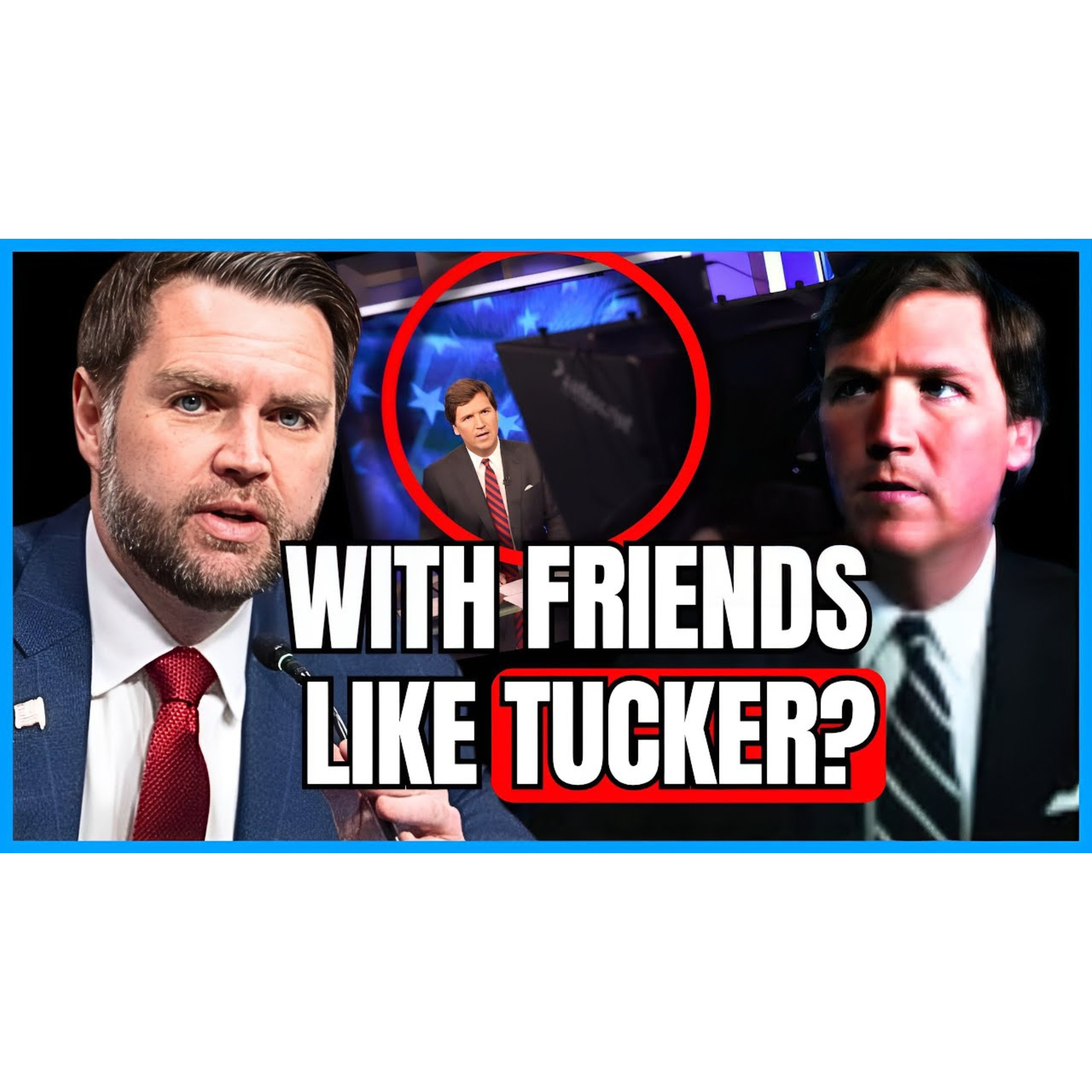 JD Vance’s Friendship With Tucker Is LOSING Him Voters!