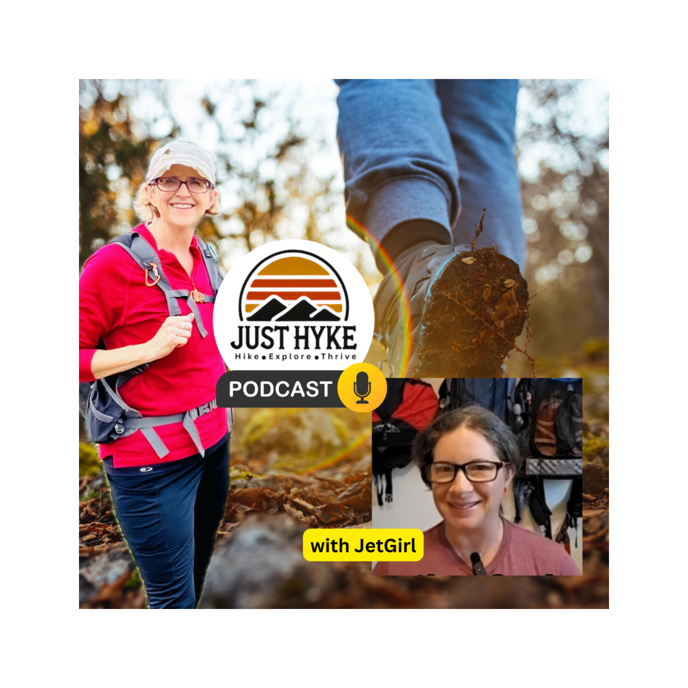 🎙️ Just Hyke Podcast – Episode 101: Hiking, Hustle, and Heart with Jet Girl Hikes