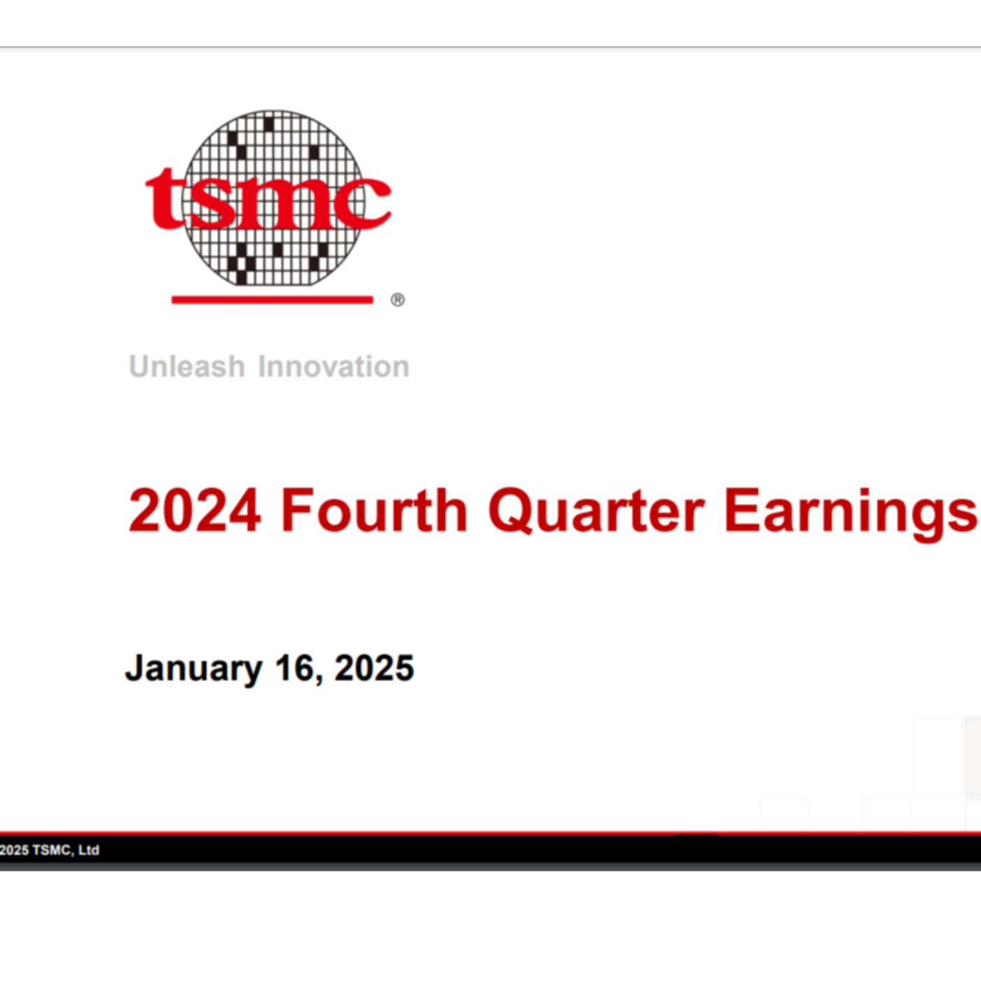 TSMC Fourth Quarter Earnings Analysis episode artwork