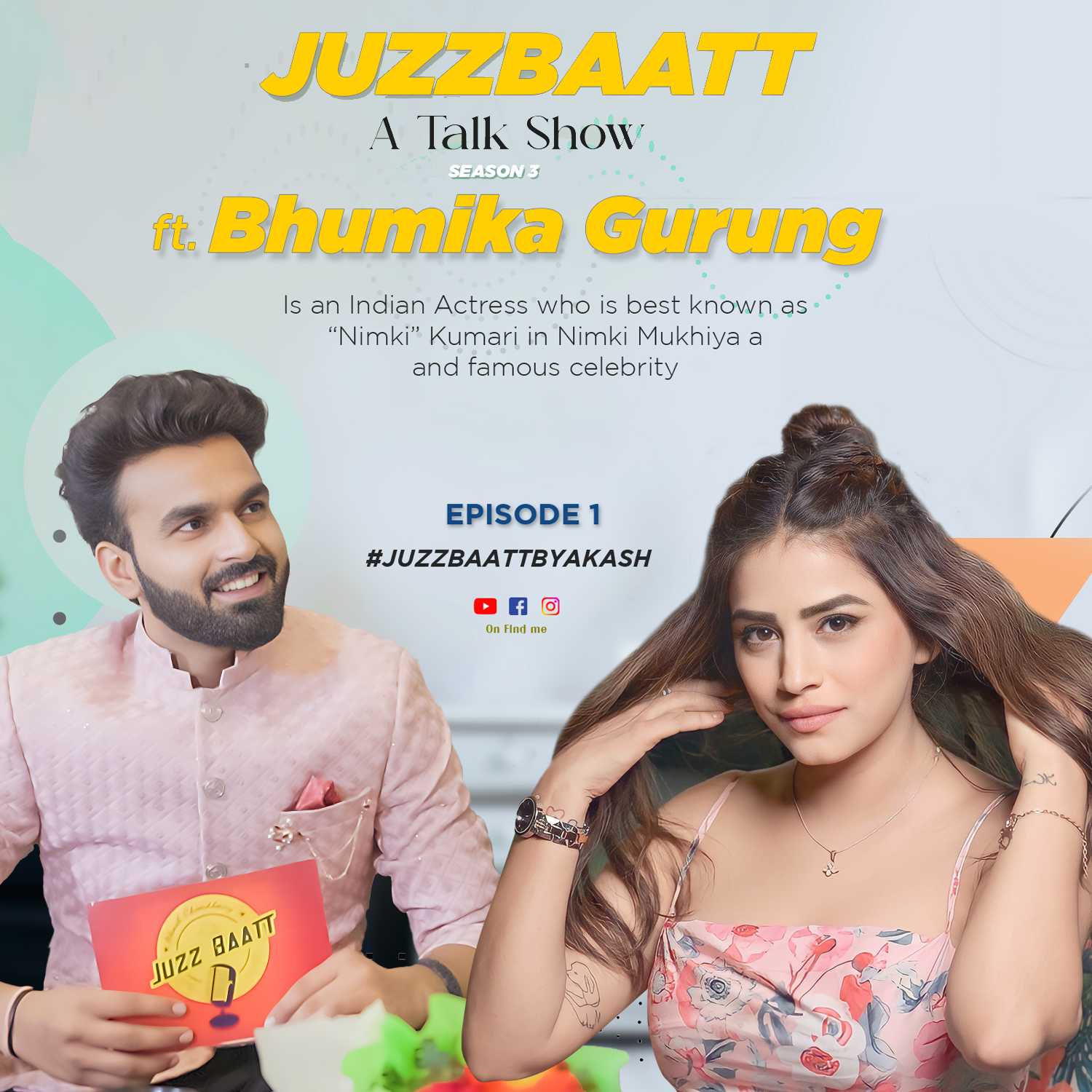 Bhumika Gurung Aka Nimki Shares Her Journey & Struggle | JuzzBaatt By Akash हिंदी Ep1 episode artwork