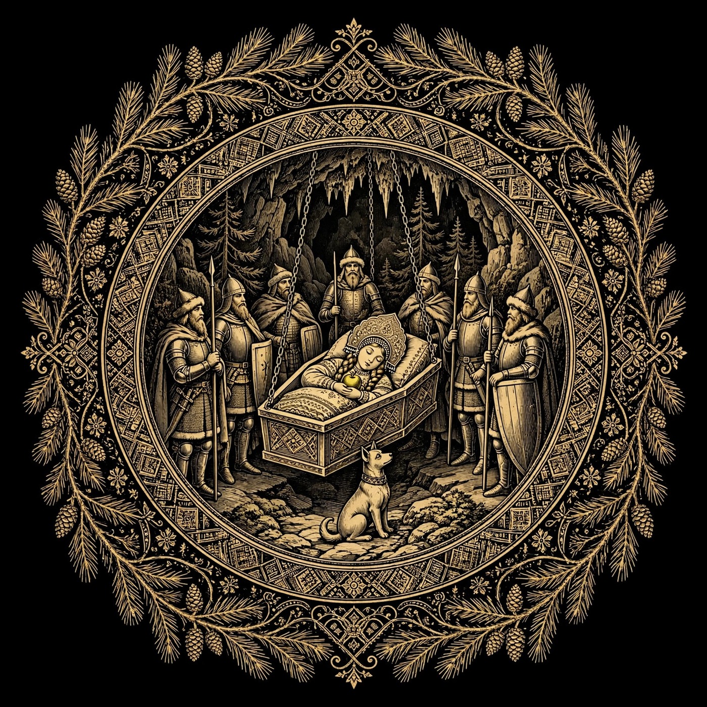 Pushkin — The Tale of the Dead Princess and the Seven Knights