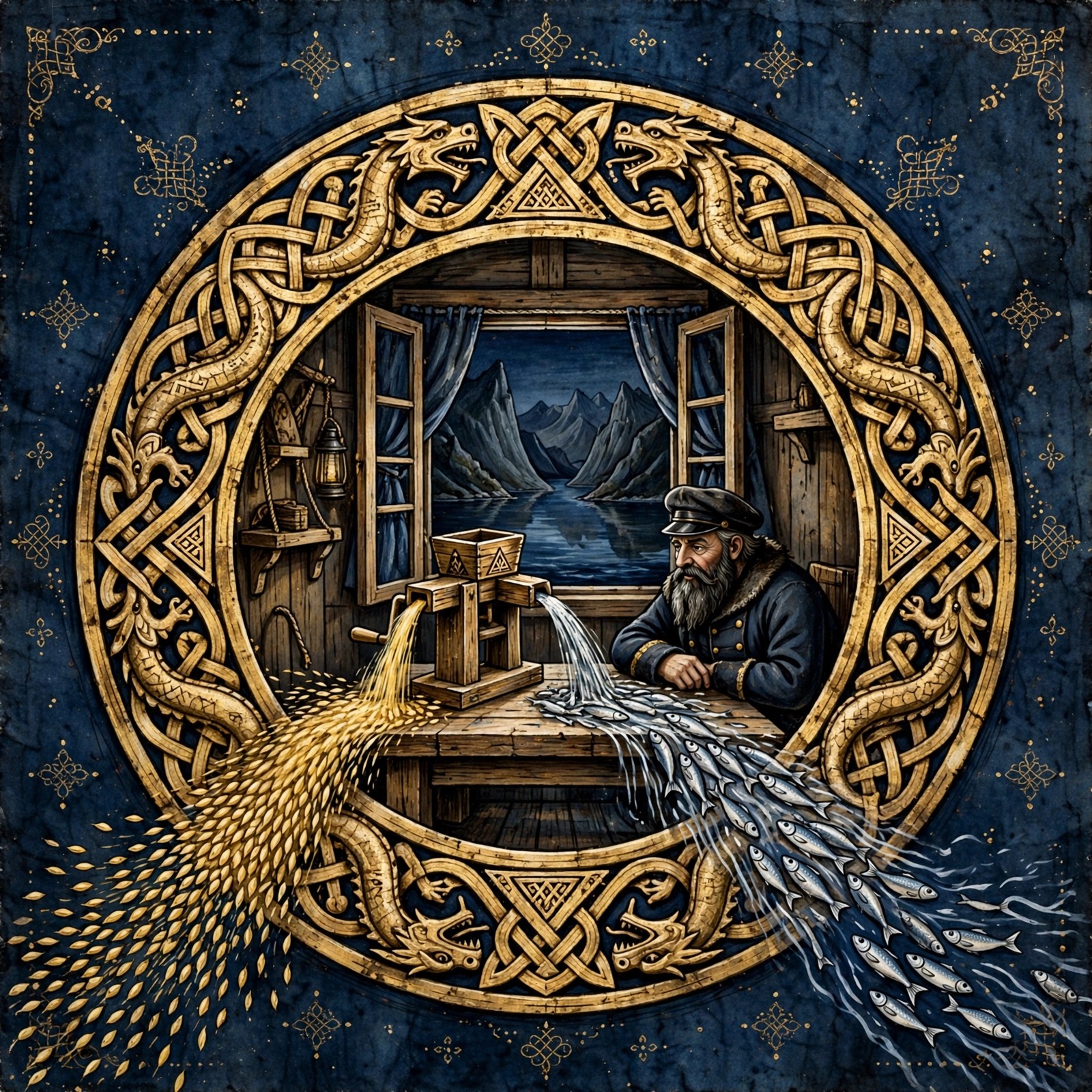Popular Tales from the Norse — Part 1 of 14 (Why the Sea Is Salt · Hacon Grizzlebeard) episode artwork