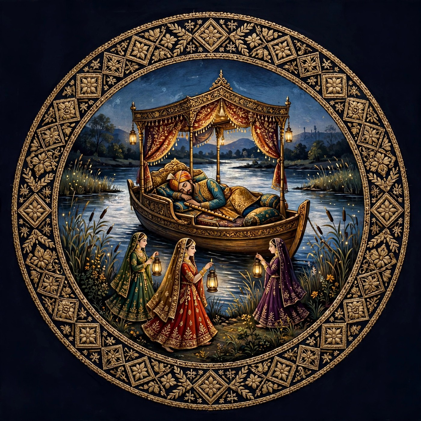 Heer Ranjha — Part 1 of 9 (The Invocation · Ranjha Leaves Takht Hazara · The Mosque · The Banks of the Chenab · Heer Comes to the Ferry) episode artwork