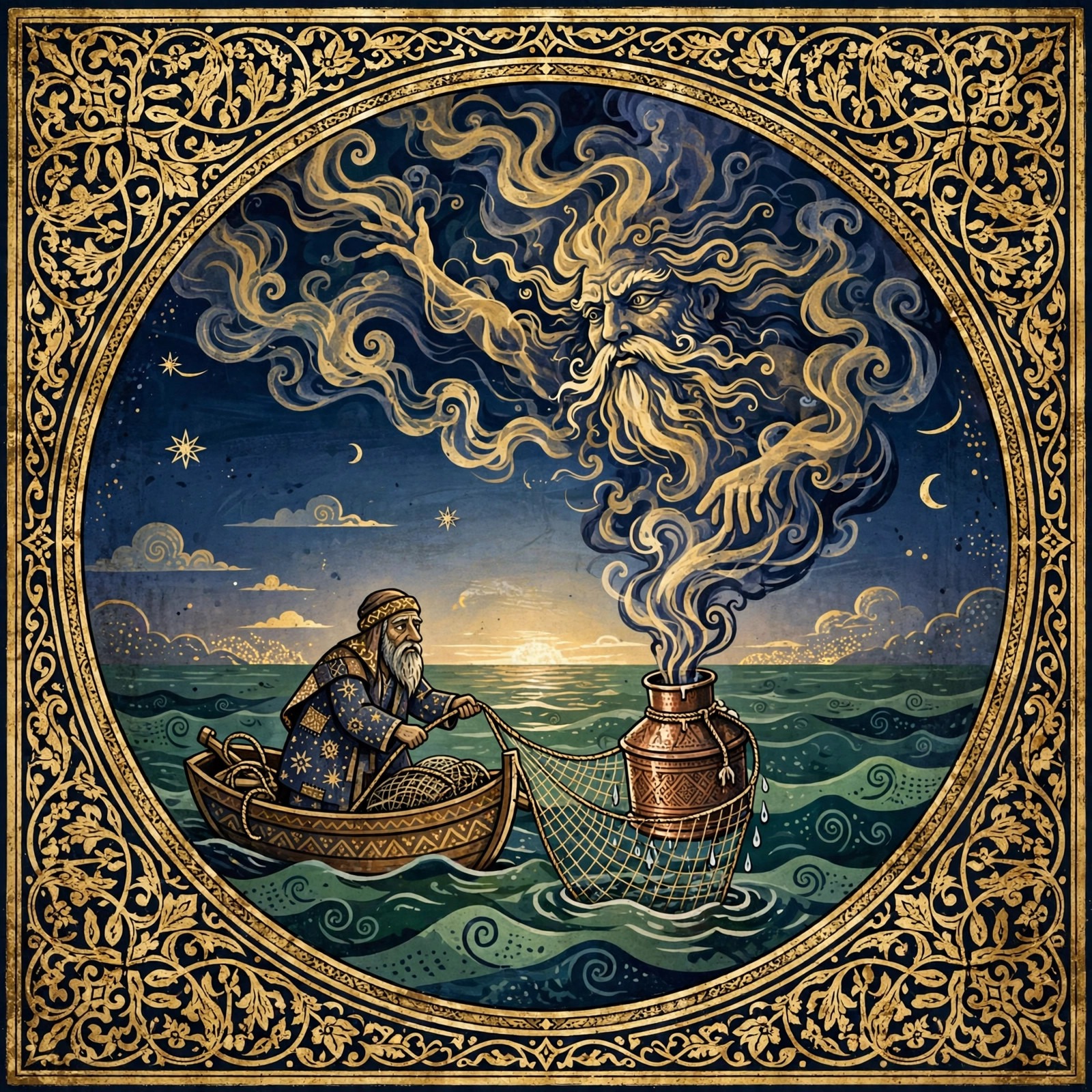 The Thousand and One Nights — The Fisherman and the Genie — Part One