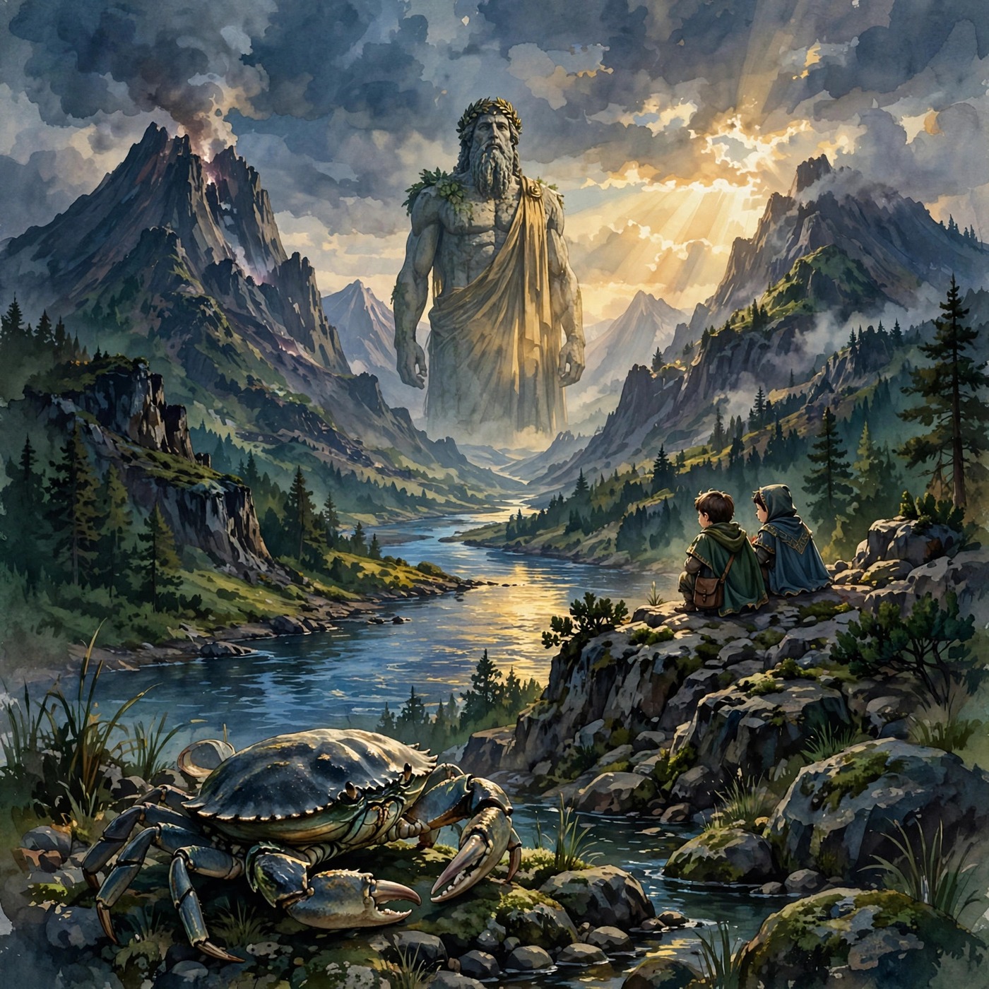 Popol Vuh — Part 3 of 15 (Zipacna and Cabracan — the End of the Proud Ones)
