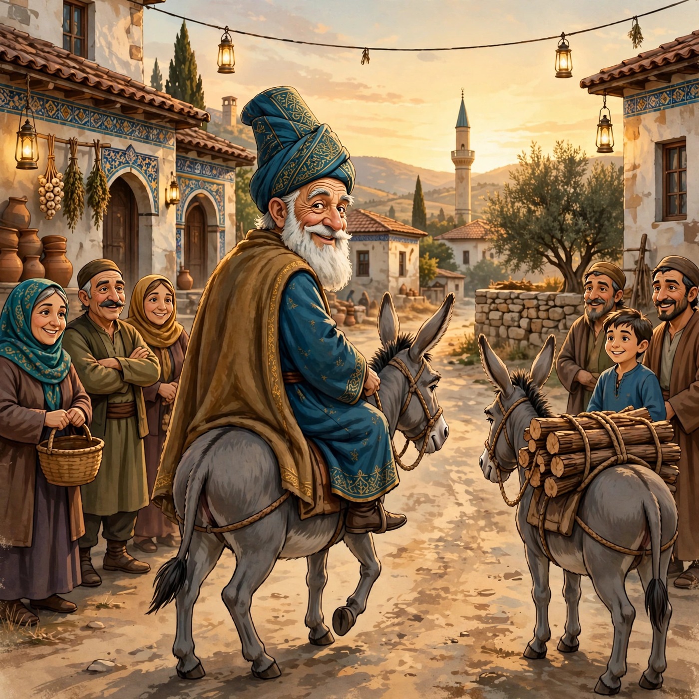 Nasreddin Hodja — Part 2 of 20 (Letters and the First Donkeys)