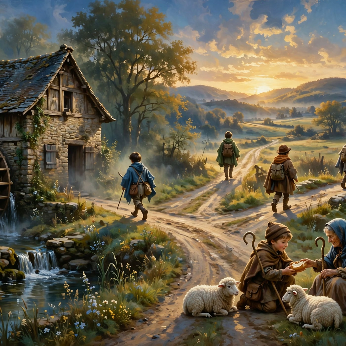 Folk Tales of France — Part 1 (The Three Gifts · The Miller's Four Sons)