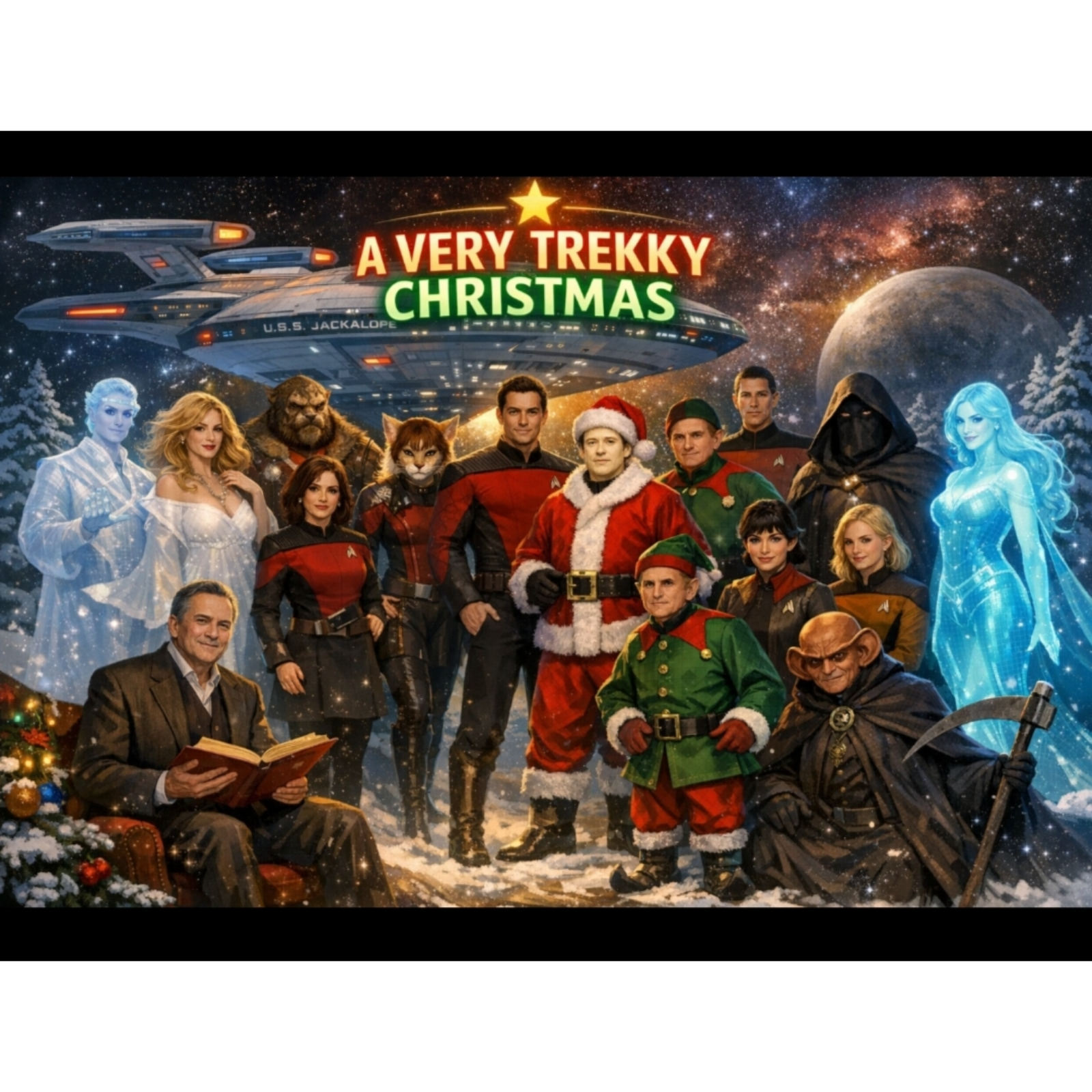 A Very Trekky Christmas episode artwork