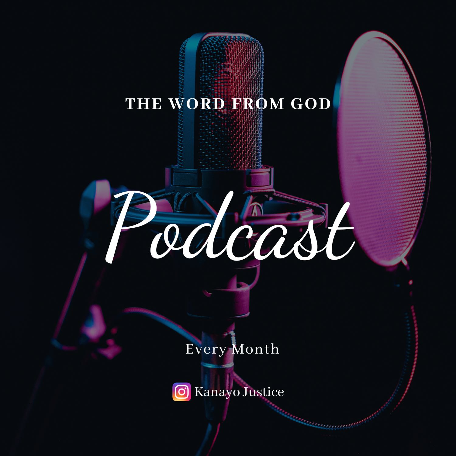 The words from God podcast artwork