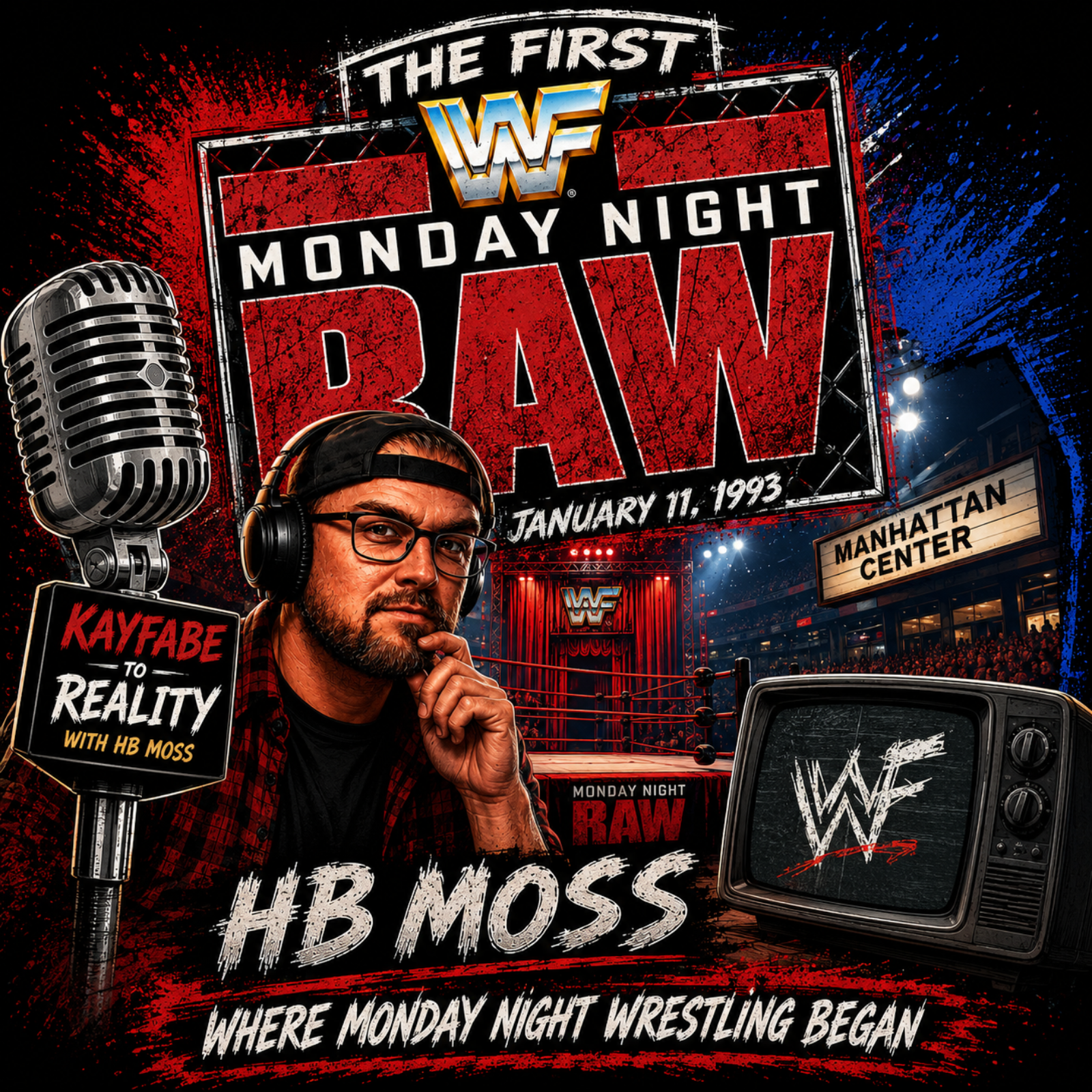 The First WWF Monday Night RAW | January 11, 1993 episode artwork