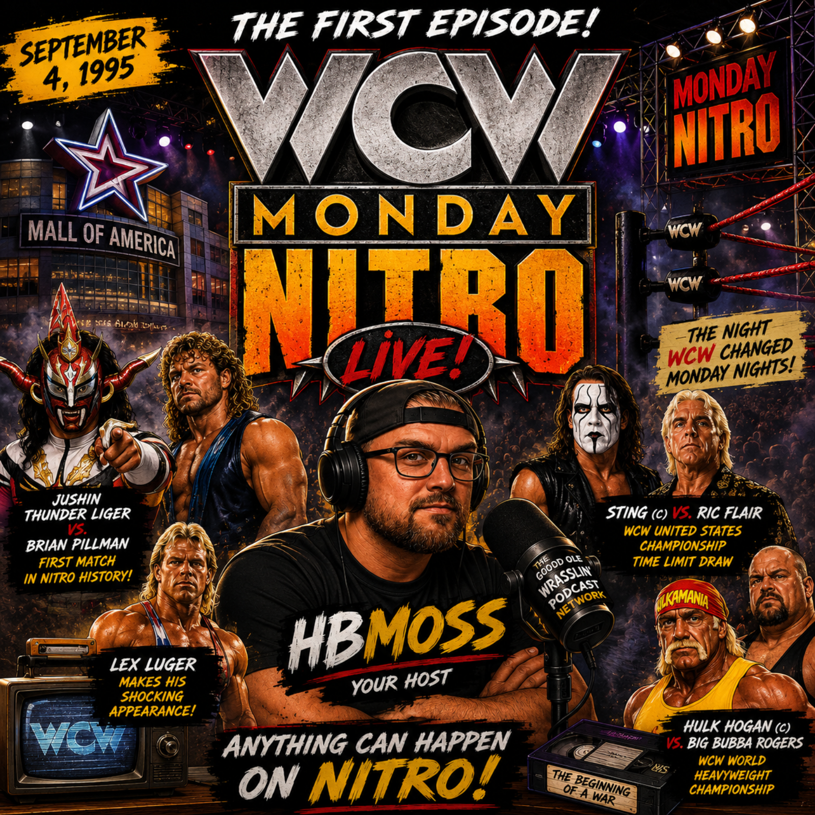 The First WCW Monday Nitro | September 4, 1995 episode artwork