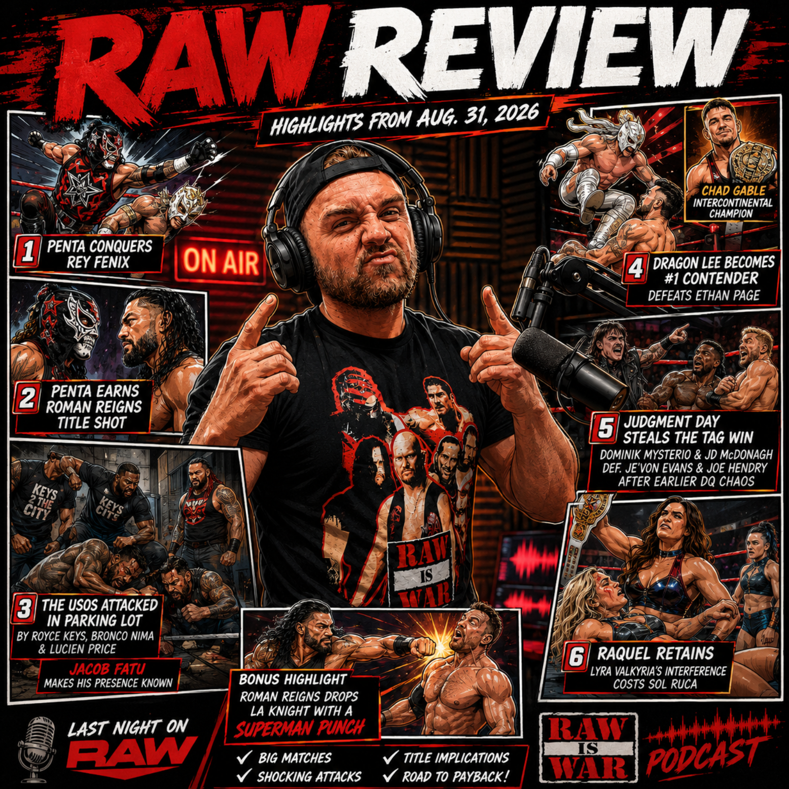 WWE WEEKLY RAW REVIEW | AUGUST 31, 202 episode artwork