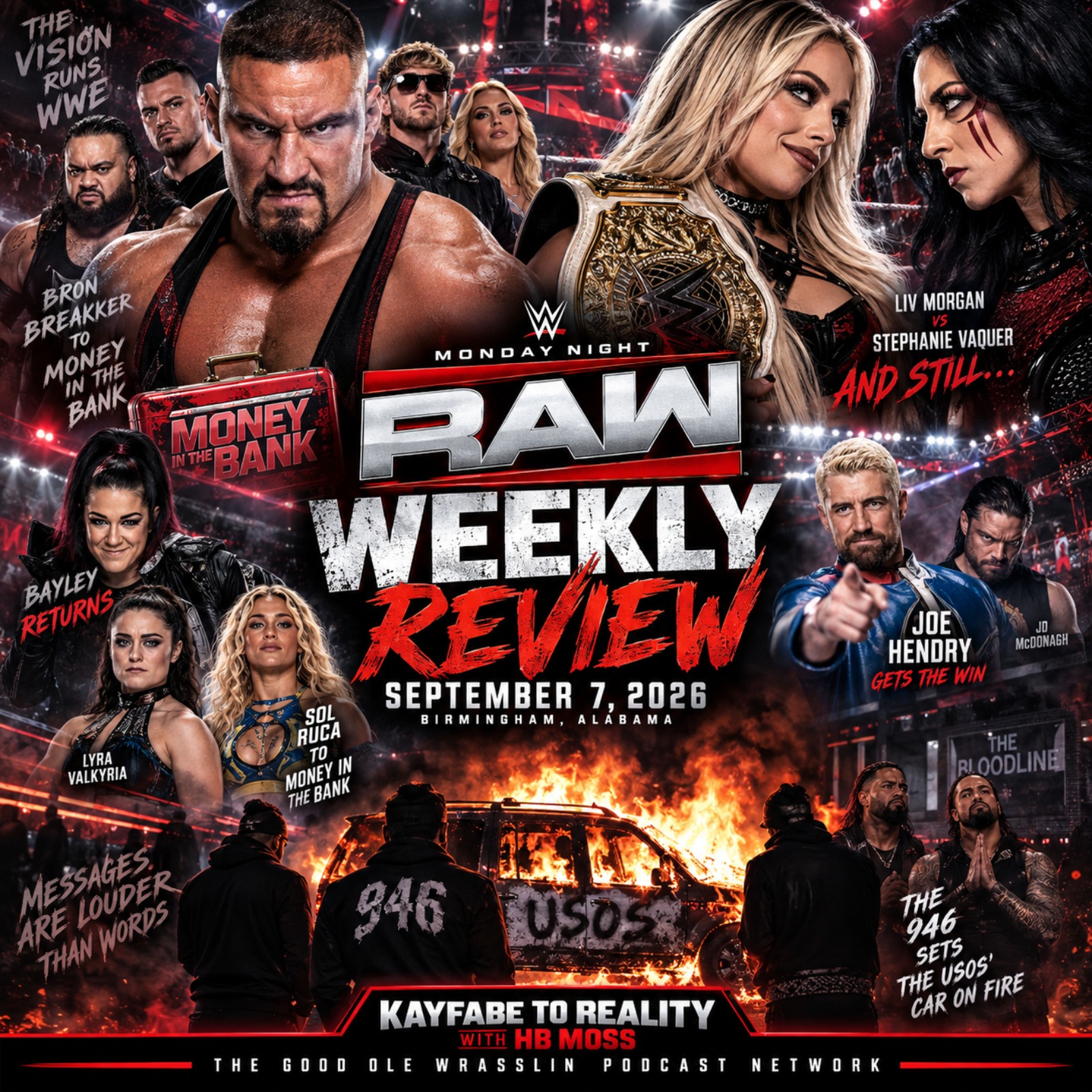 Sunday Night Main Event Review 9/6/26 | Monday Night RAW Review 9/7/26 episode artwork