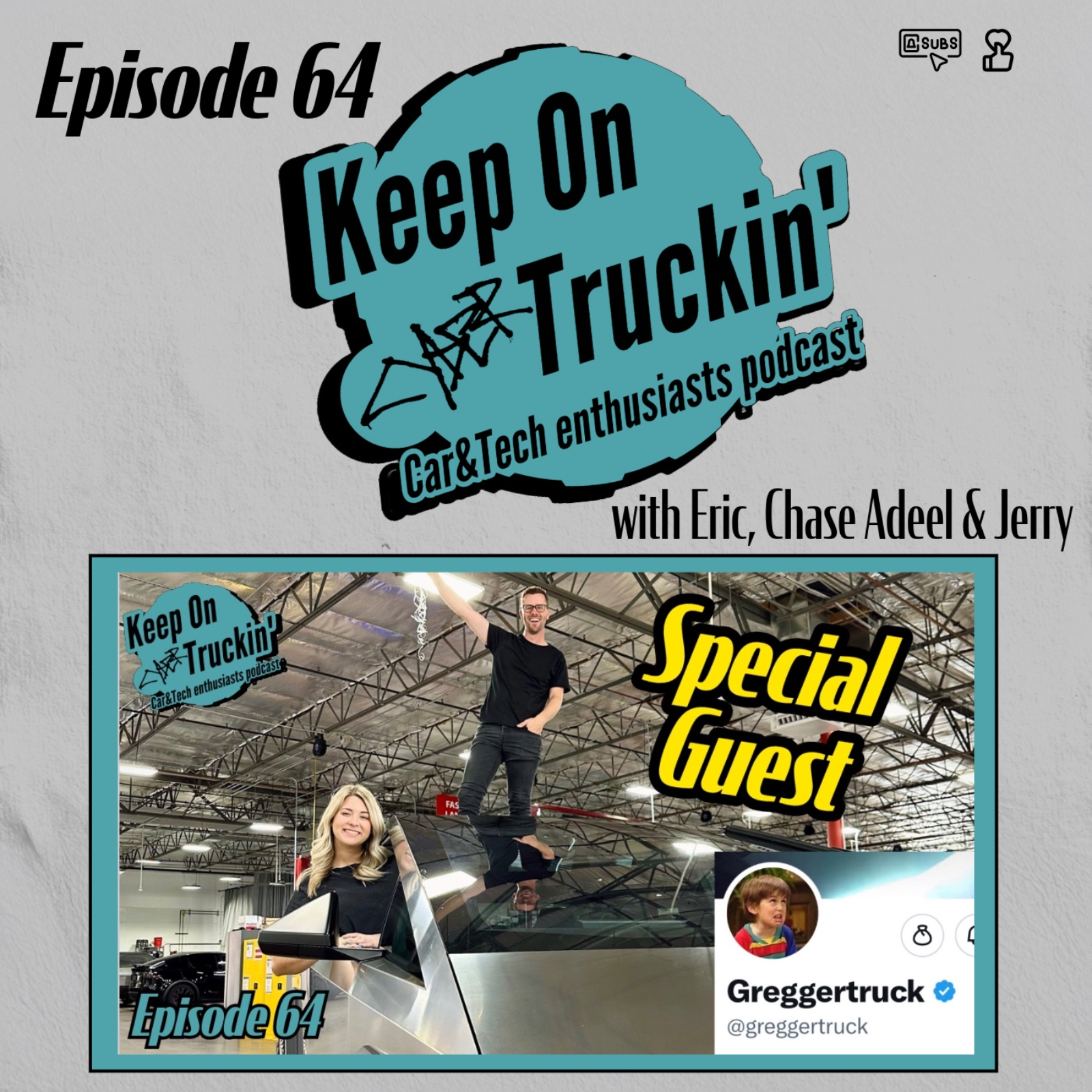 Greggertruck Joins to Discuss Cybertruck, RoboTaxi, Roadster and Cremation!  episode artwork
