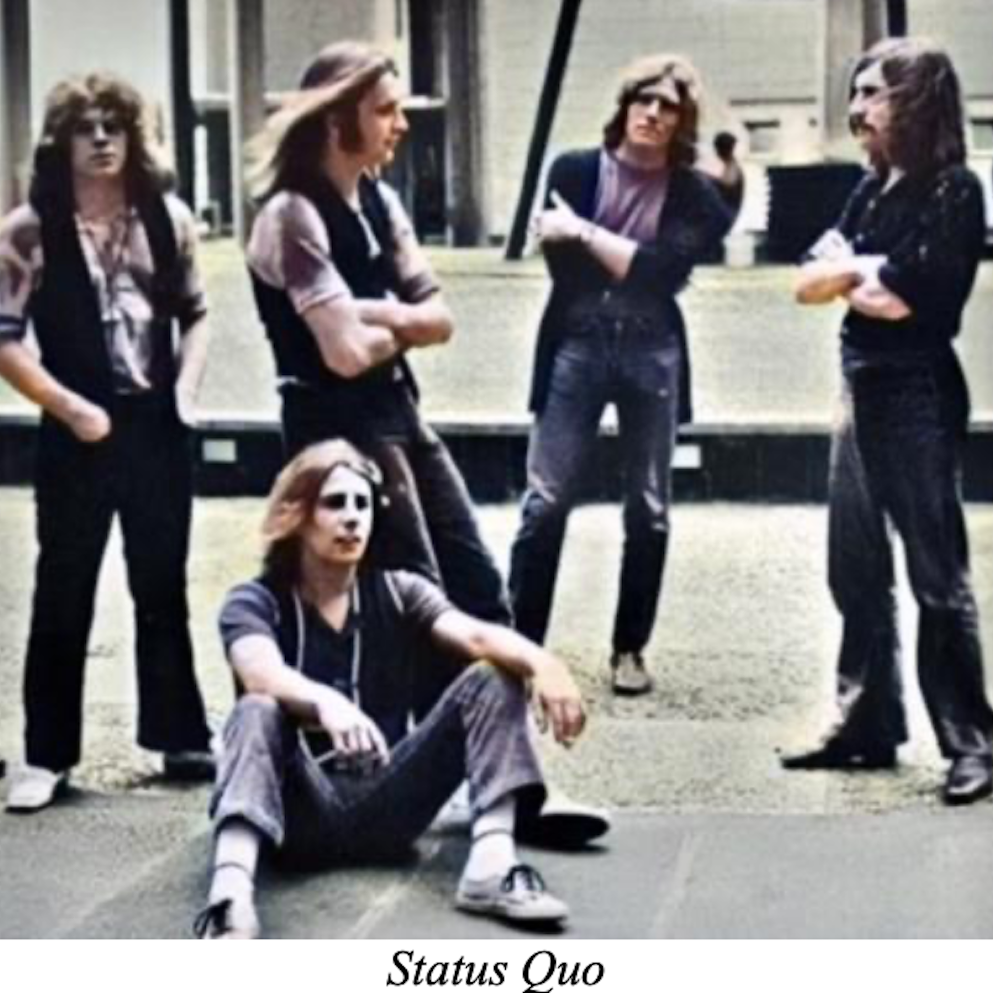 "Status Quo". A Bentley. A Prefab & A Bunch of Really Great Guys To Work With.. The Full Story In  Kenny Denton's Memoir. "There Ain't No Rules In Rock n Roll"