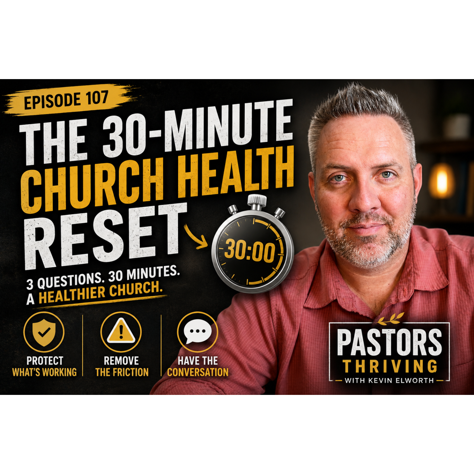 107 - The 30 Minute Church Health Reset episode artwork