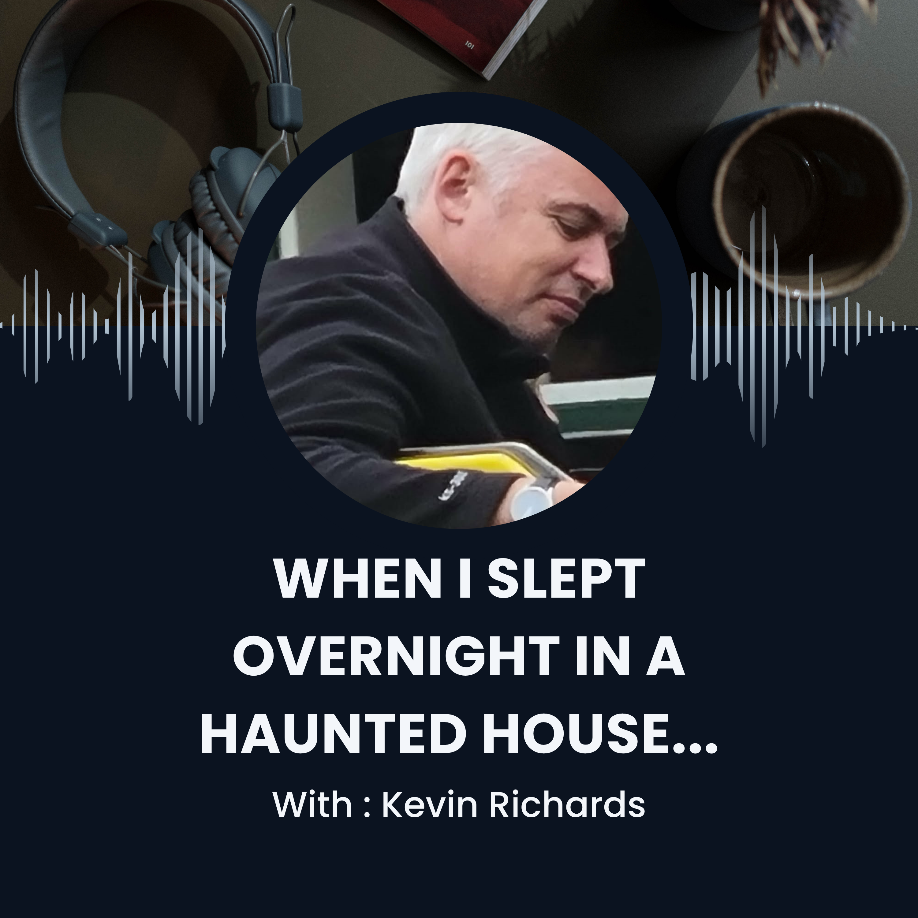 When I Slept overnight in a haunted house episode artwork