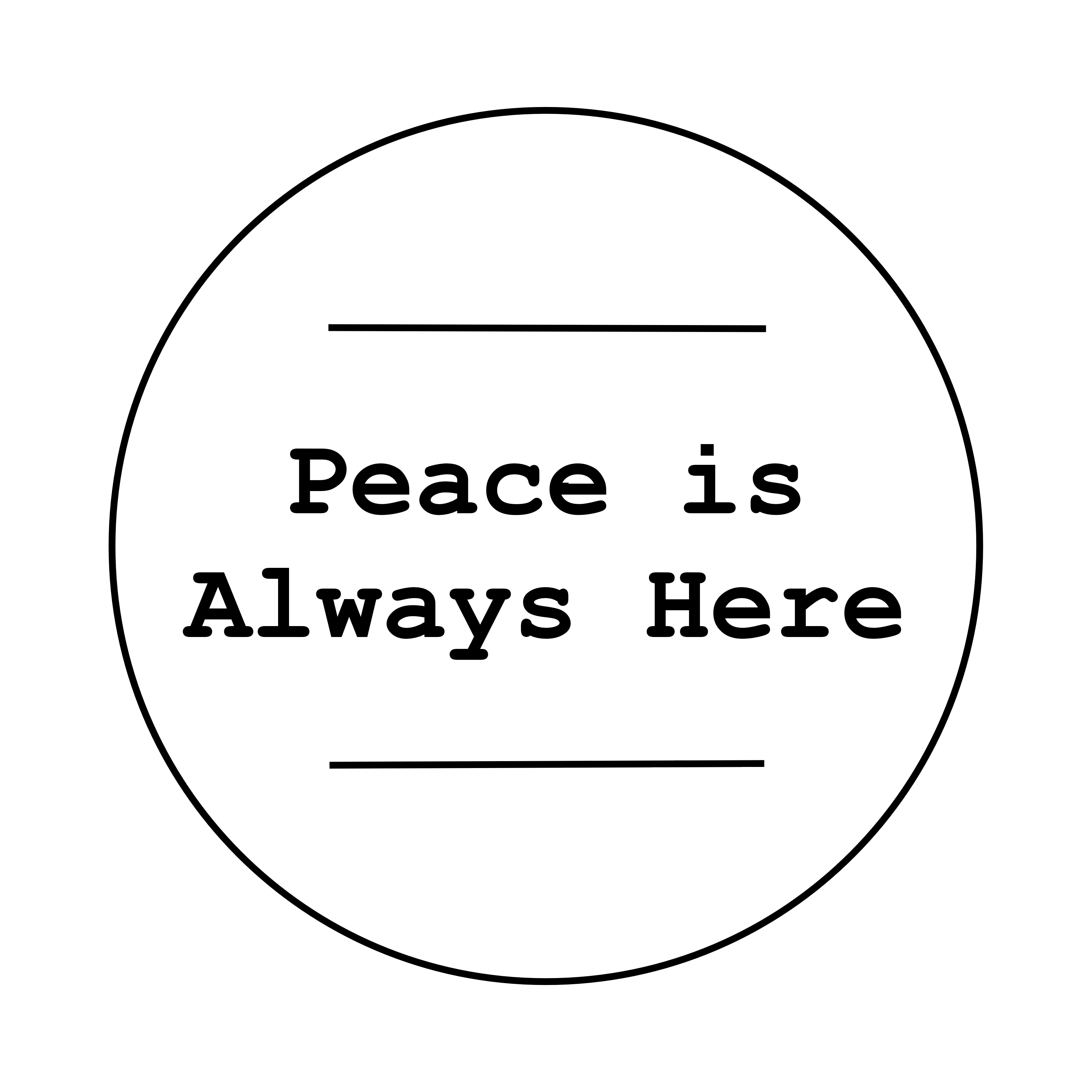 Peace is Always Here episode artwork