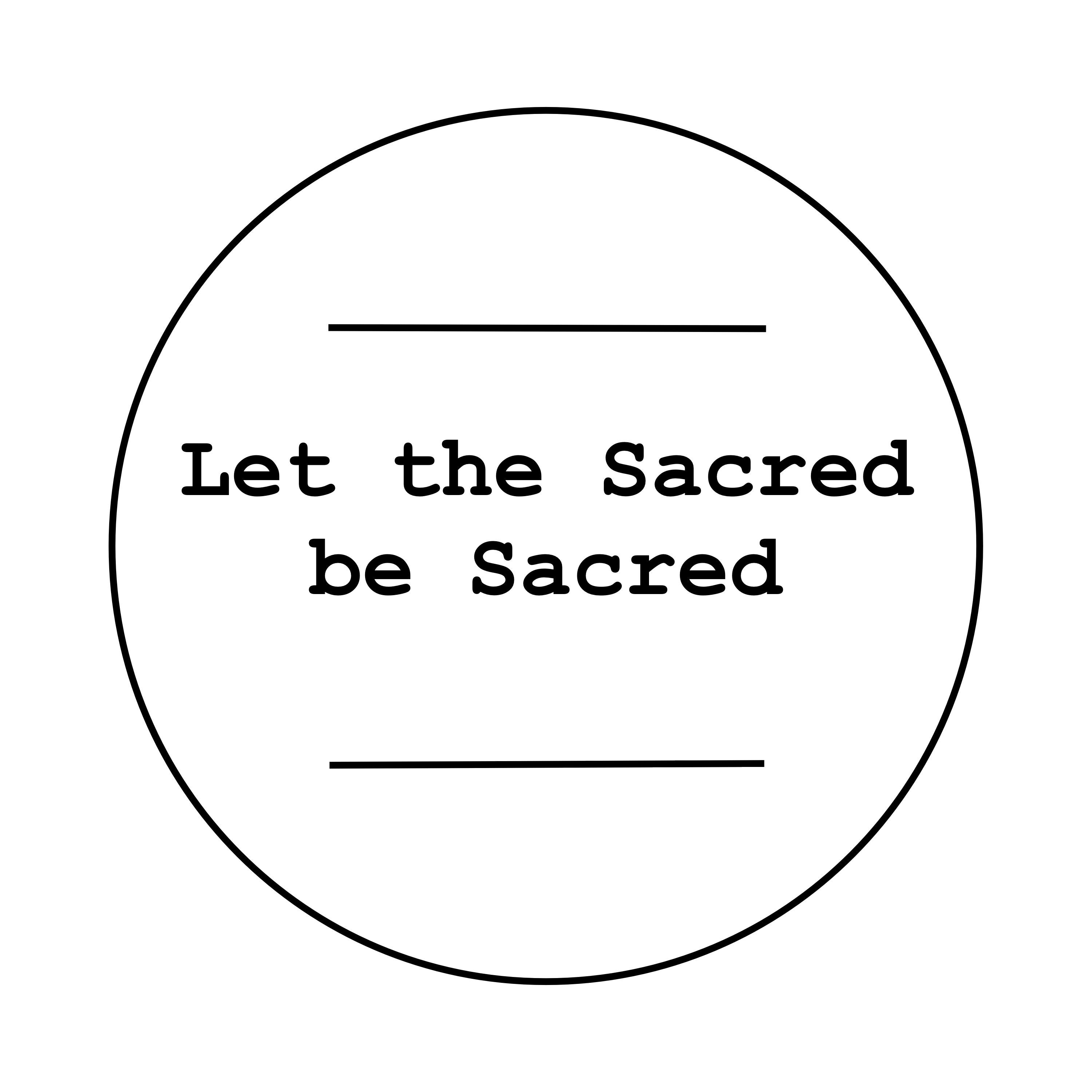 Let the Sacred be Sacred episode artwork