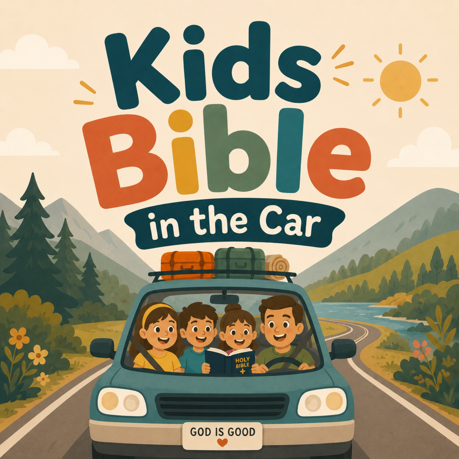 Kids Bible in the Car