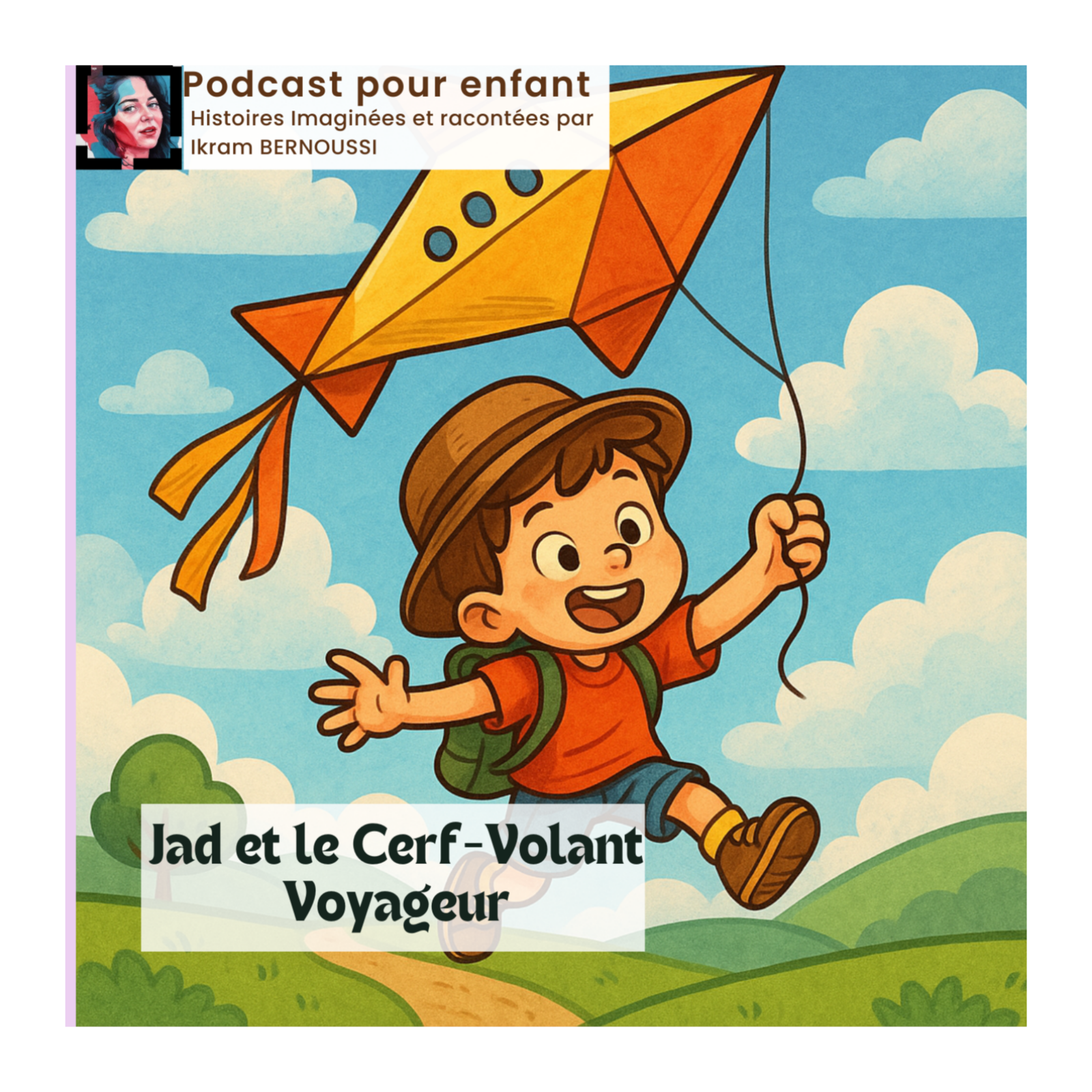 "Jad et le Cerf-Volant Voyageur", histoire pour les enfants episode artwork