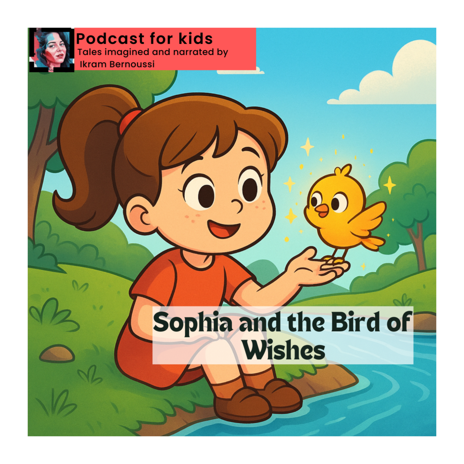 “Sophia and the Bird of Wishes”, Story for kids in English episode artwork