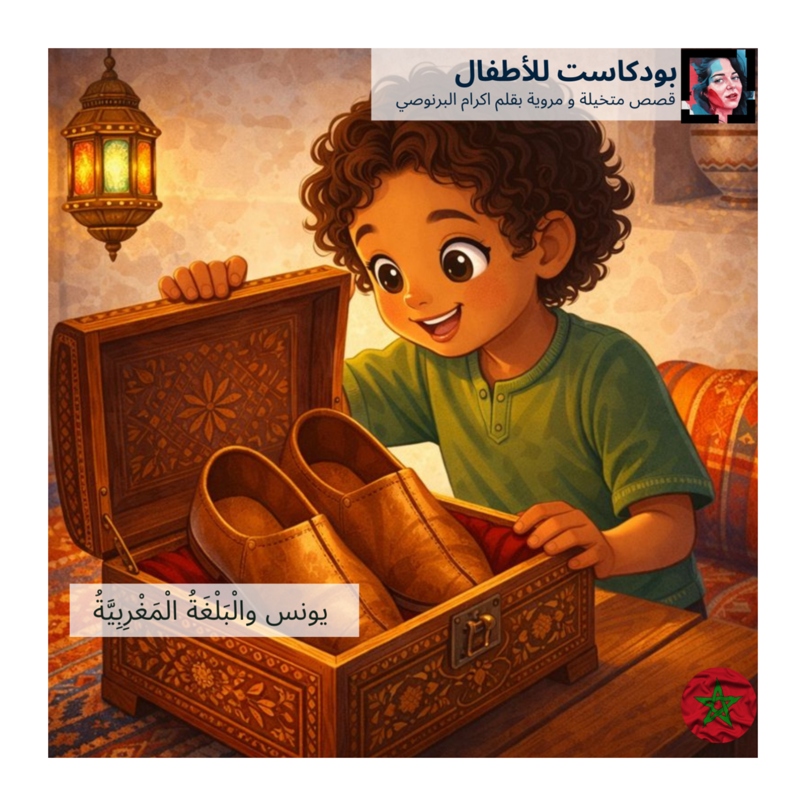 قصة 'يونس والْبَلْغَةُ الْمَغْرِبِيَّةُ' قصص الاطفال باللغة العربية episode artwork