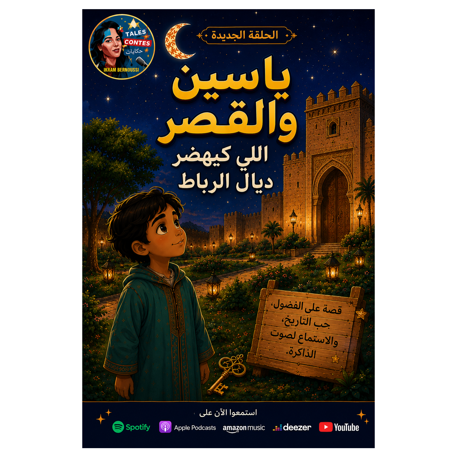 ياسين والقصراللي كيهضر ديال الرباط' بلهجة الدارجة' episode artwork