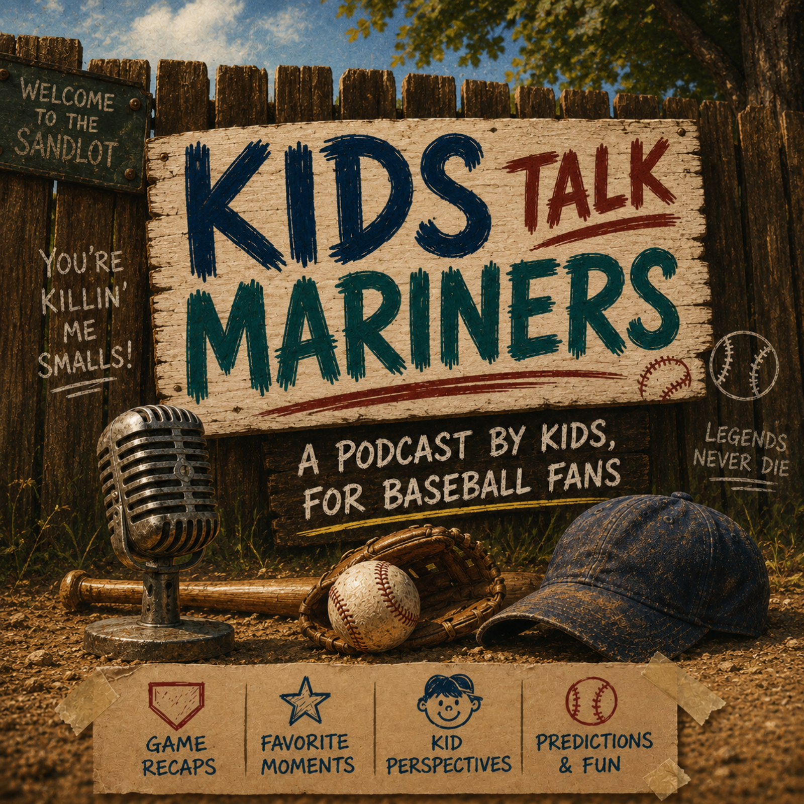 Kids Talk Mariners: Podcast podcast artwork