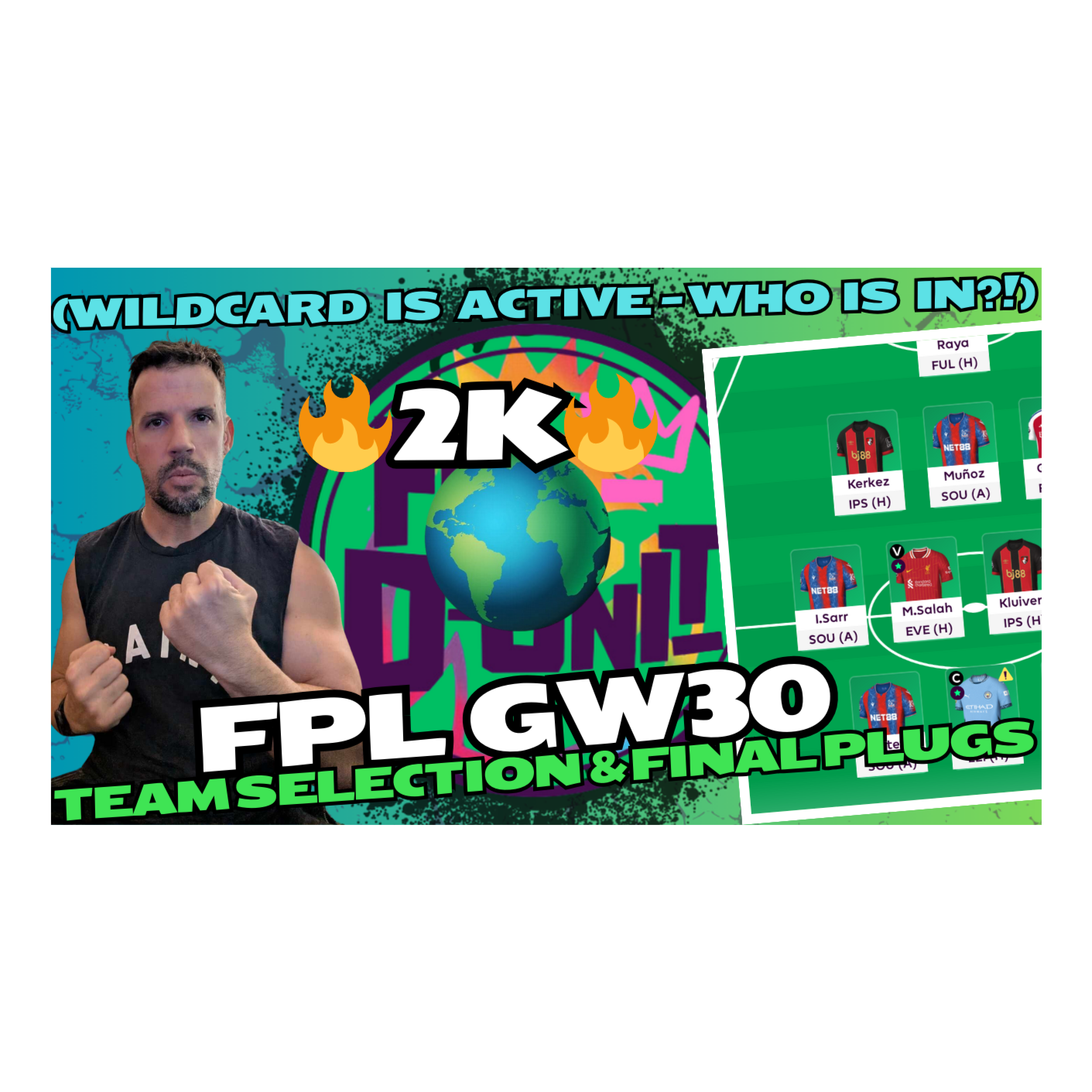 1K OR!🌏🔥 | GAMEWEEK 30 TEAM SELECTION - WILDCARD IS ACTIVE! | Fantasy Premier League Tips 2024/25