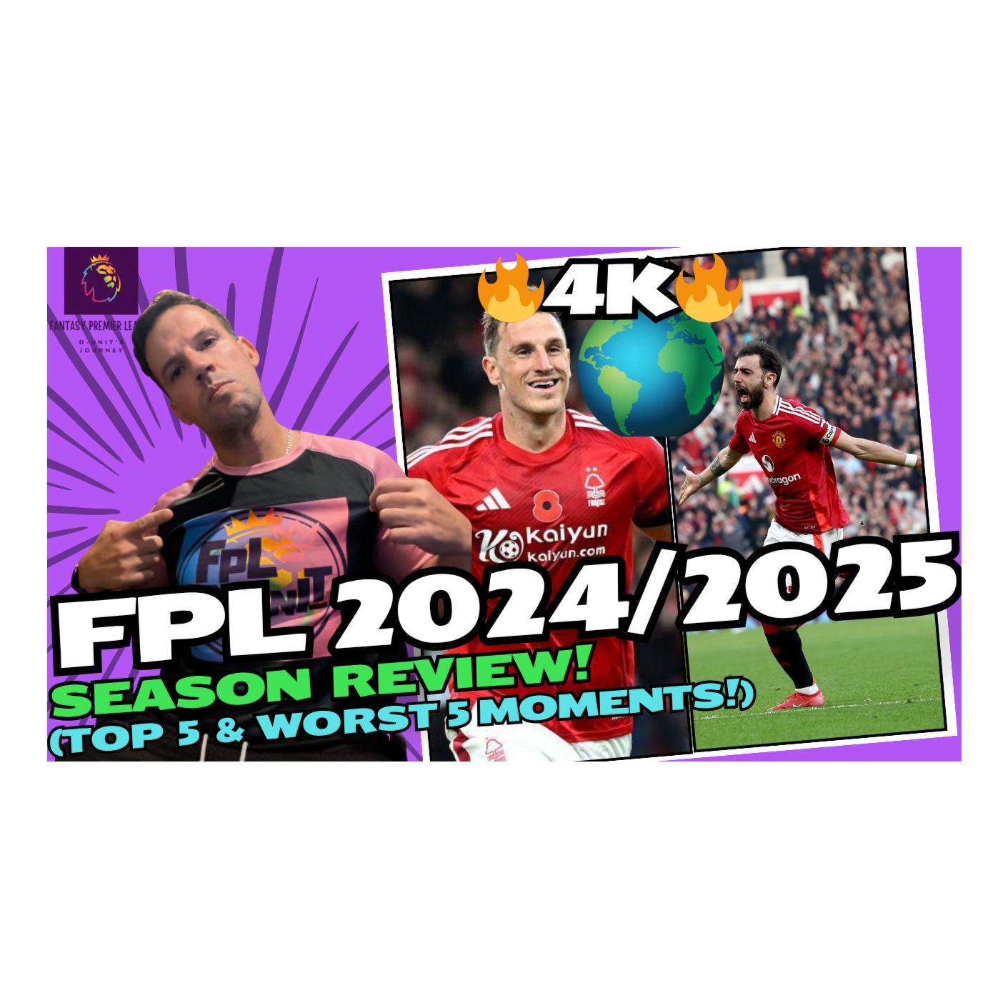 4,881 FINISH 🌏🔥| TOP 10K IN THE BOOKS - 2024/25 SEASON REVIEW! | Fantasy Premier League Tips 2024/25