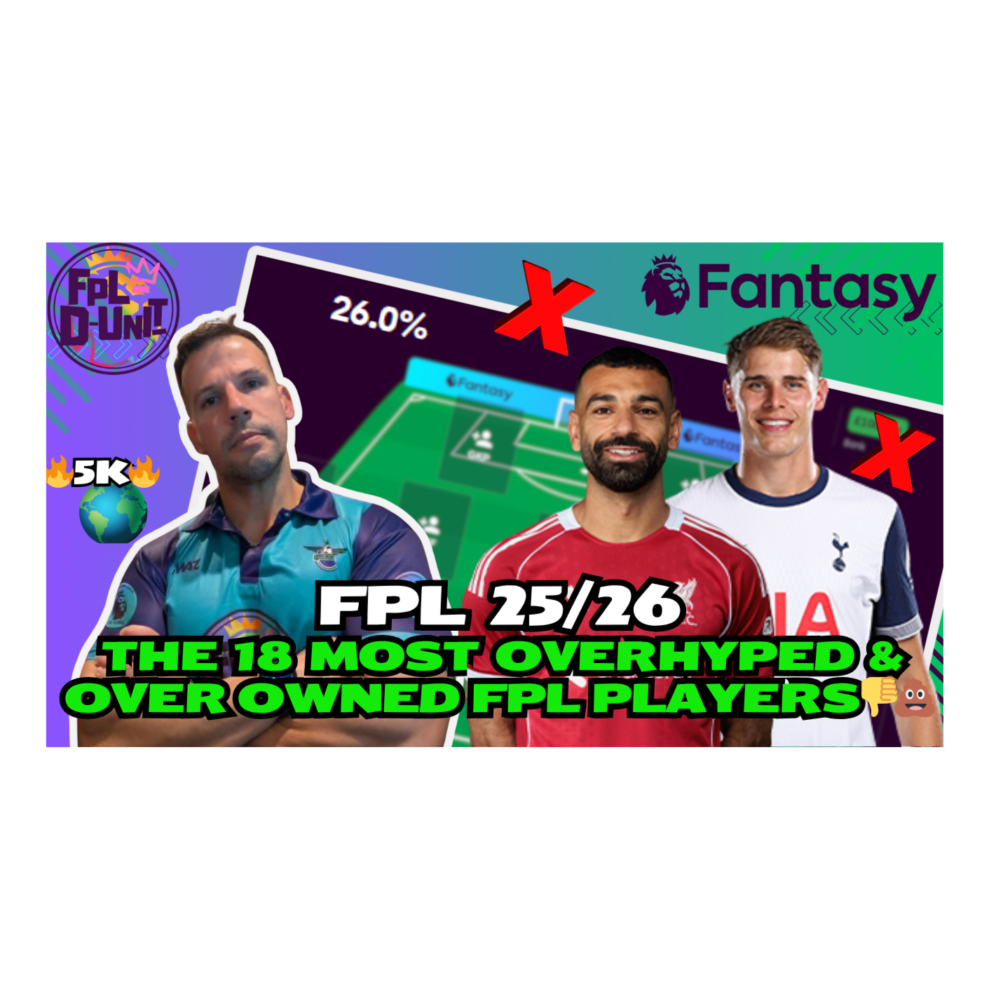 THE 18 MOST OVERHYPED & OVER OWNED FPL PLAYERS👎💩| Fantasy Premier League Tips 2025/26