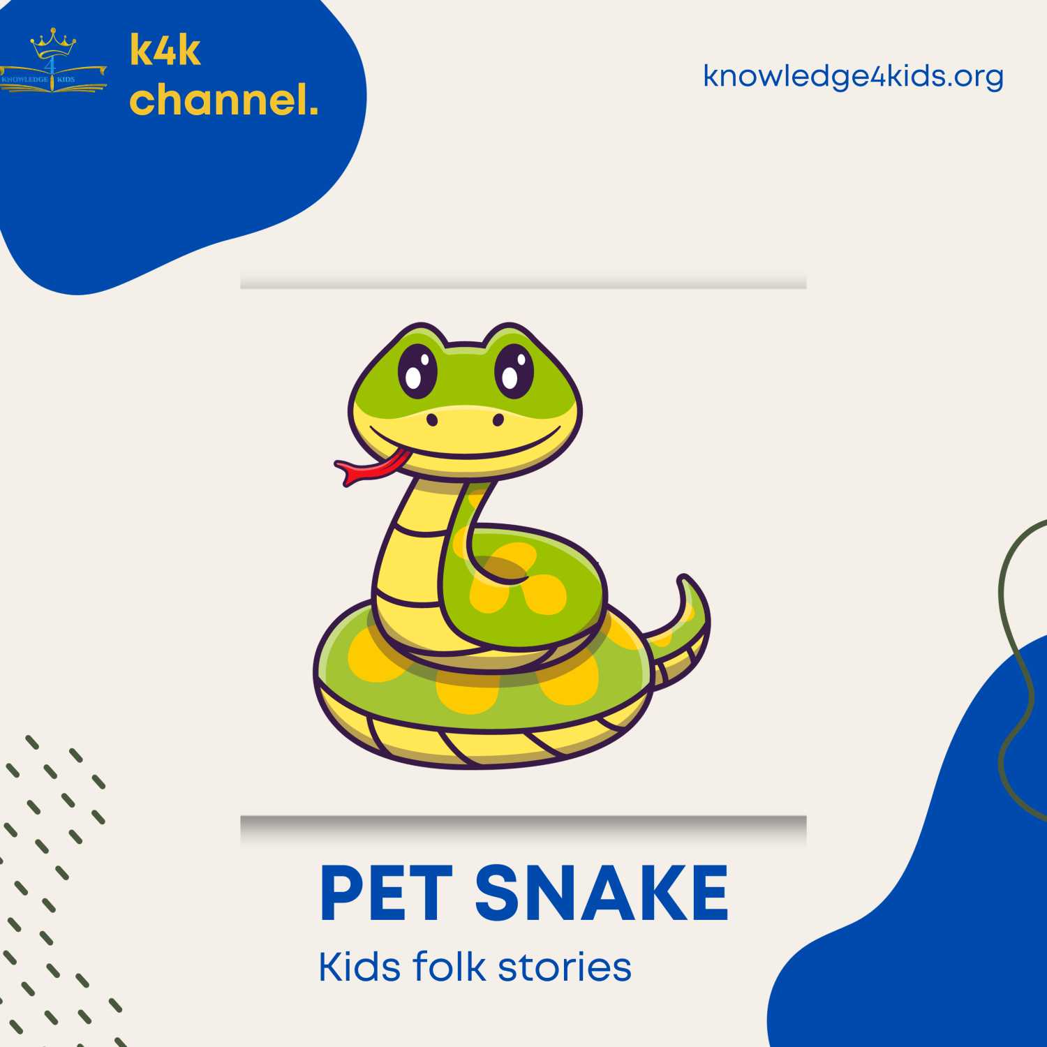 A pet snake I Kenyan folk tales episode artwork