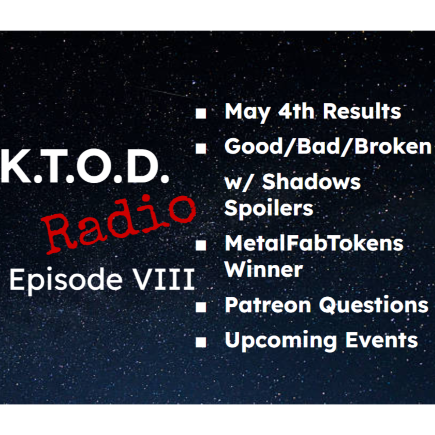 KTOD Radio - The Competitive Star Wars Unlimited Podcast