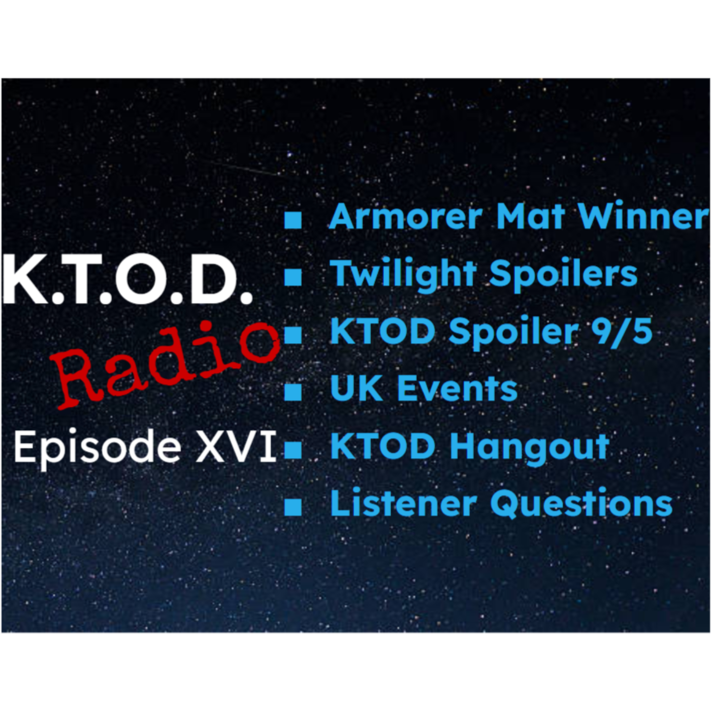 KTOD Radio - The Competitive Star Wars Unlimited Podcast